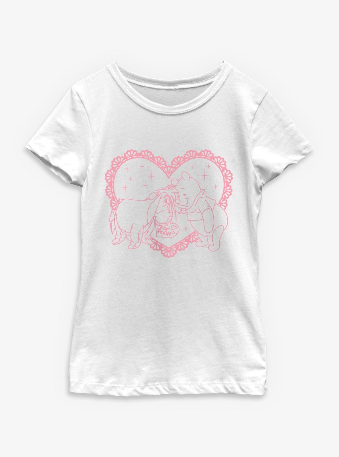 Disney Winnie The Pooh Heart For Pooh Youth Girls T-Shirt, , hi-res