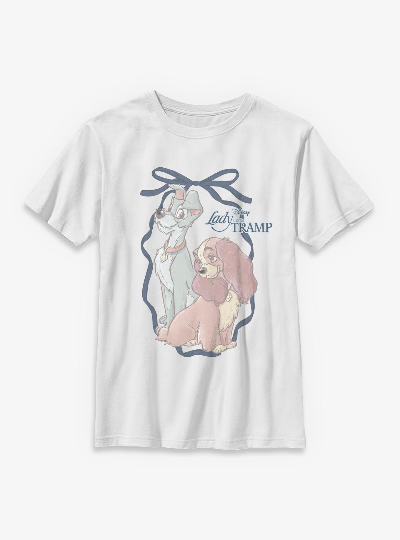 Disney Lady and the Tramp Bow Romance Youth T-Shirt, , hi-res