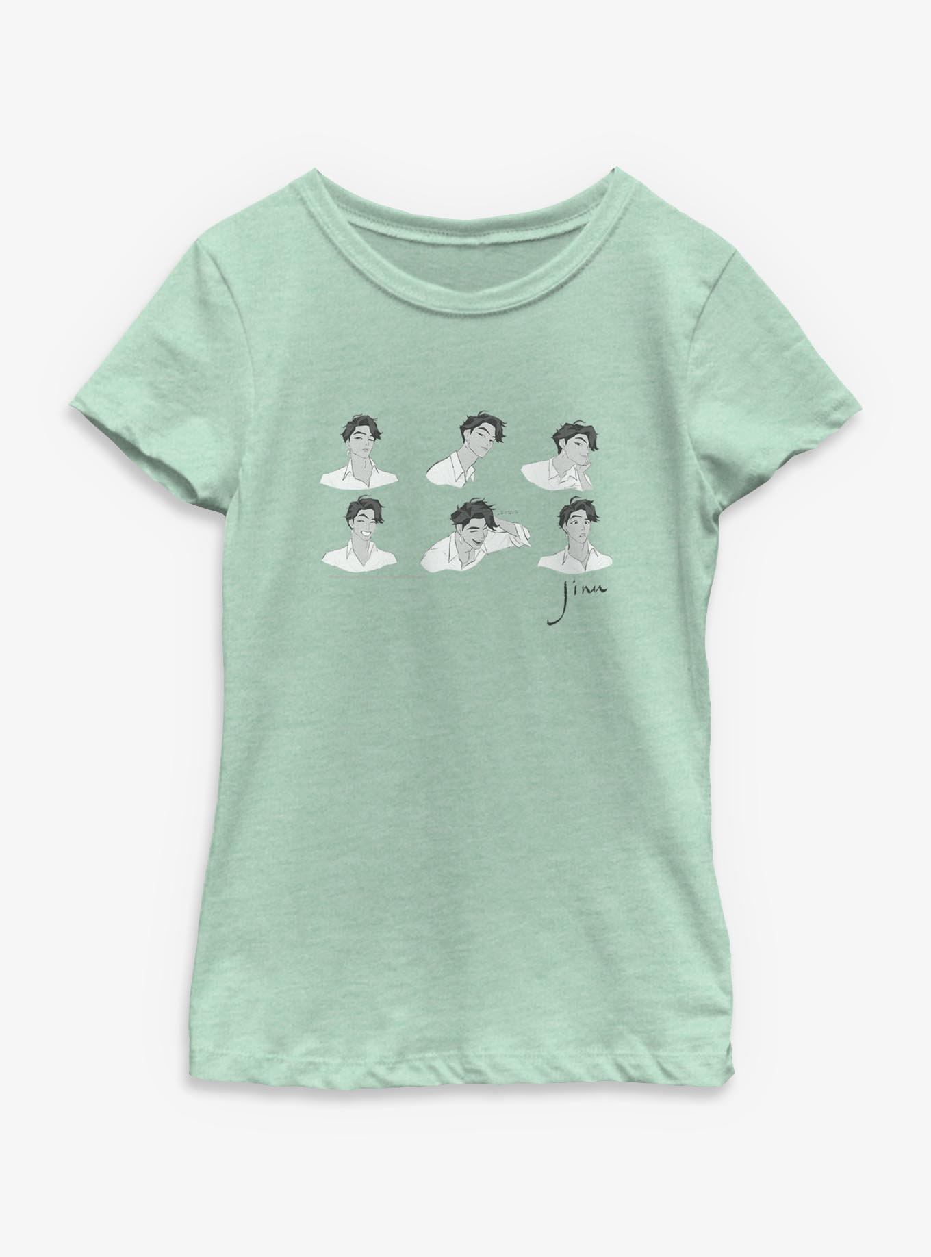 KPop Demon Hunters Jinu Expression Youth Girls T-Shirt, , hi-res