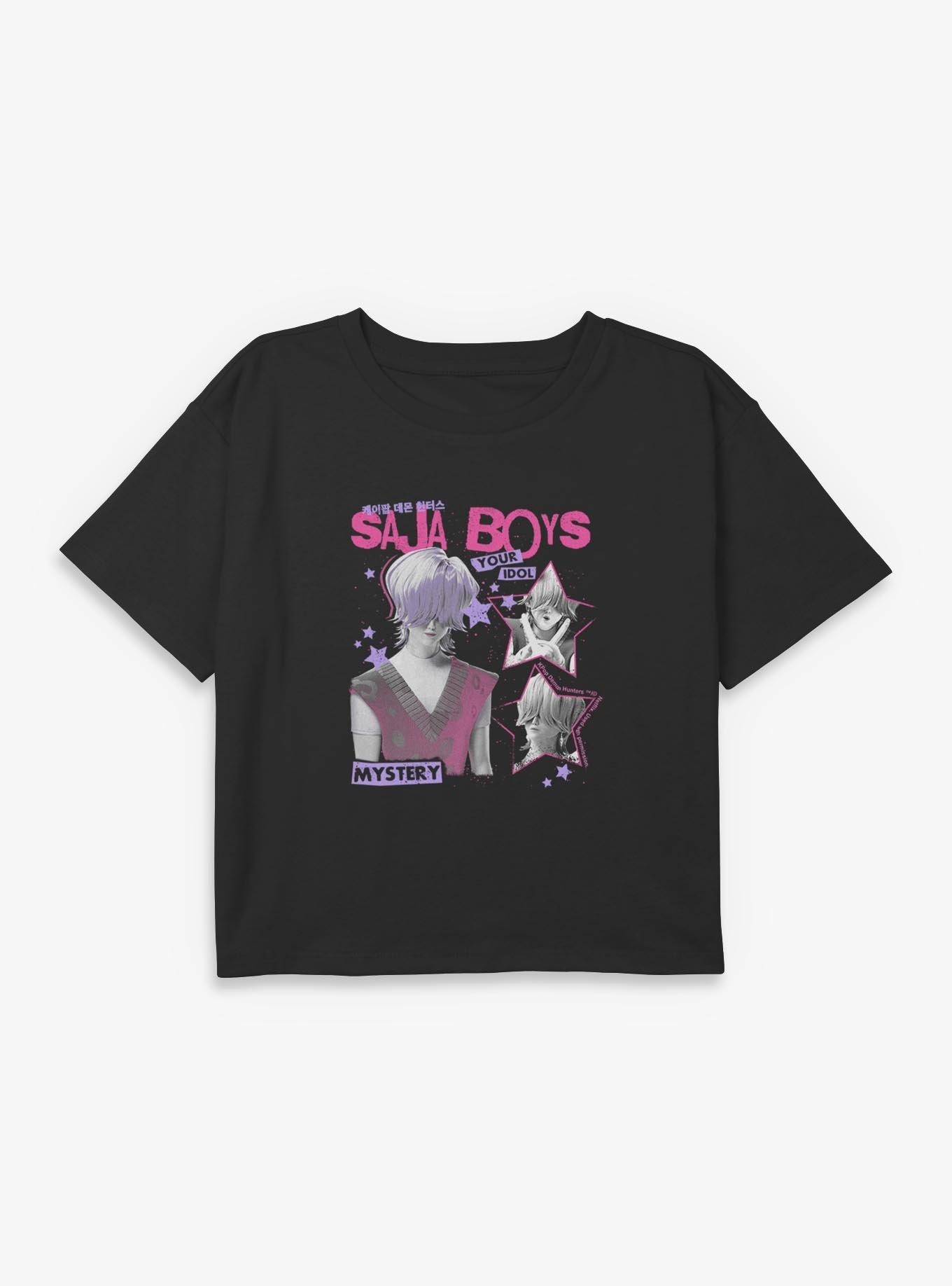 KPop Demon Hunters Mystery Idol Youth Girls Boxy Crop T-Shirt, , hi-res