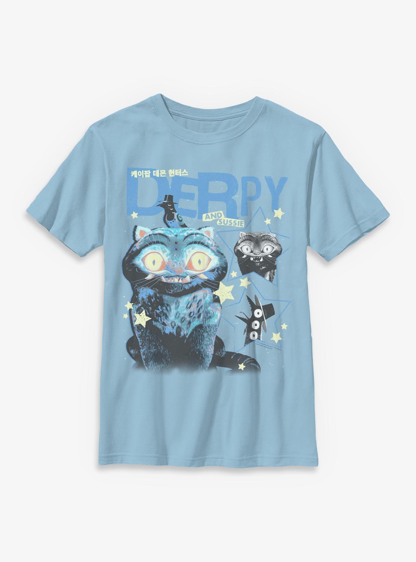 KPop Demon Hunters Derpy And Sussie Stars Youth T-Shirt, , hi-res