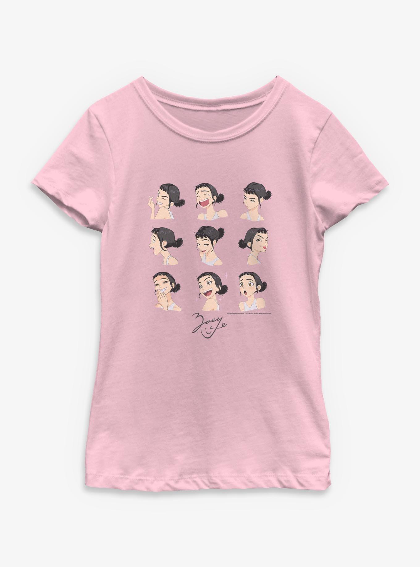KPop Demon Hunters Zoey Expressions Youth Girls T-Shirt, , hi-res