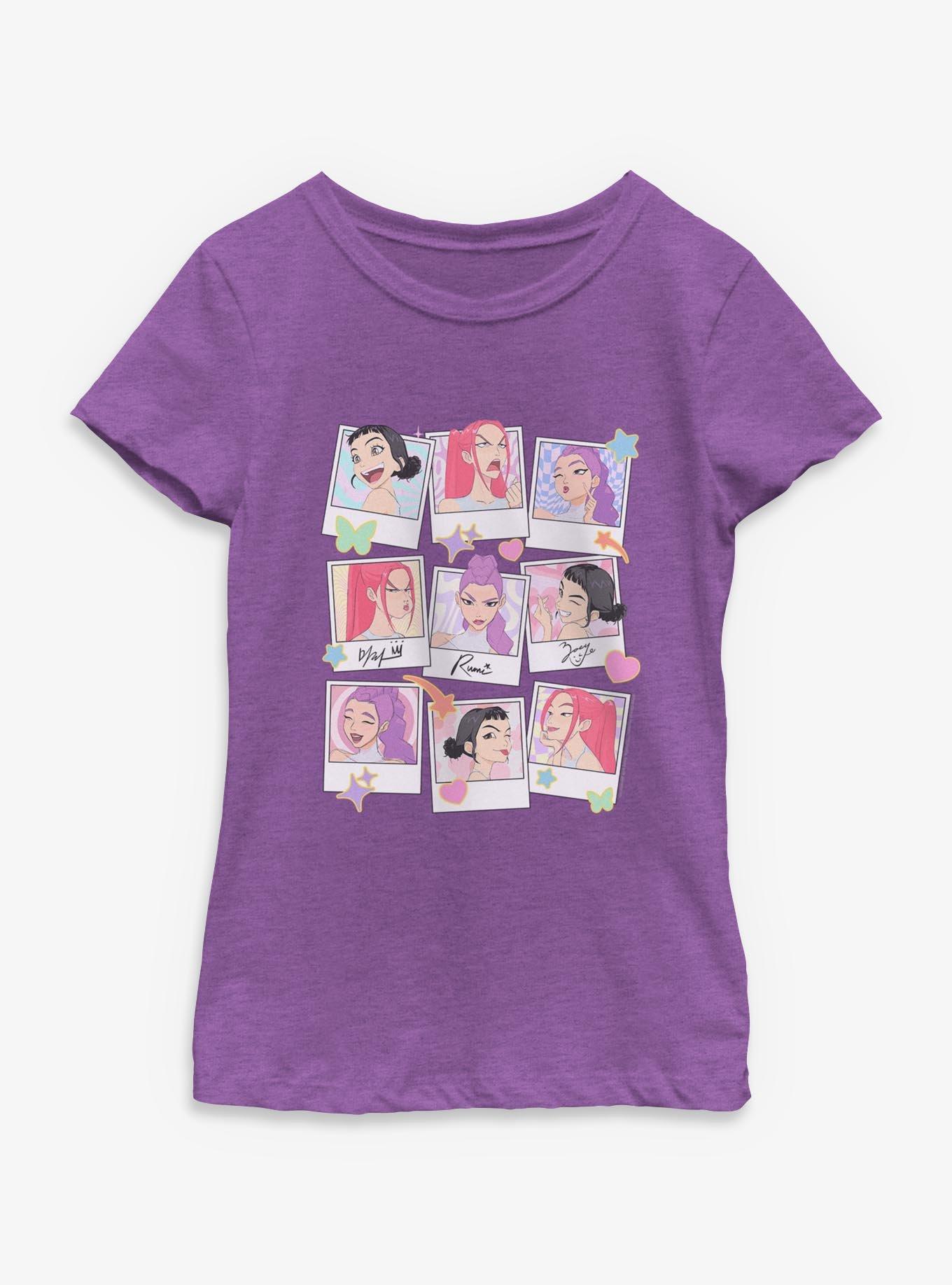 KPop Demon Hunters Huntrix Photo Frames Youth Girls T-Shirt, , hi-res