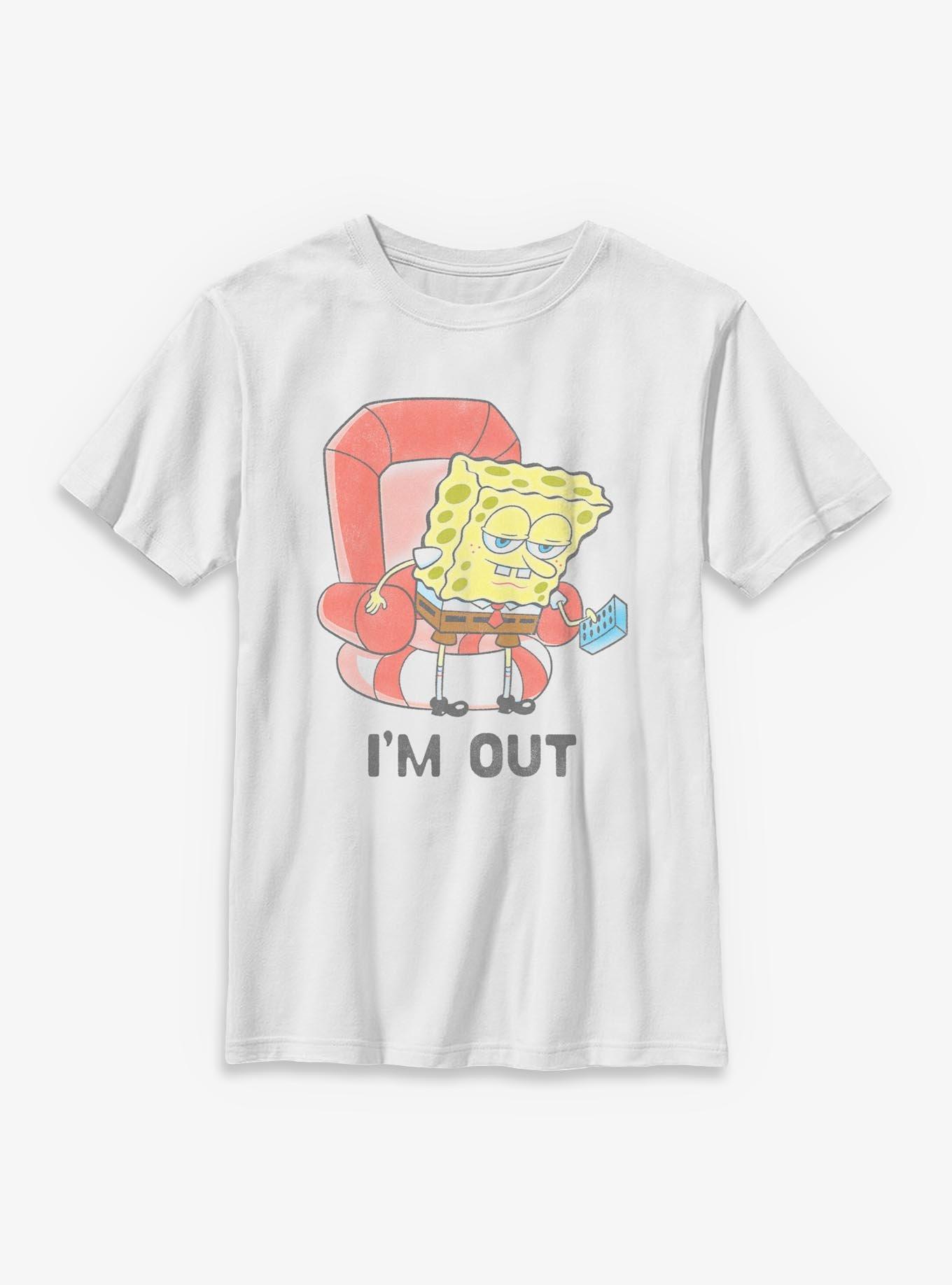 Spongebob Squarepants Spongebob Out Youth T-Shirt, , hi-res