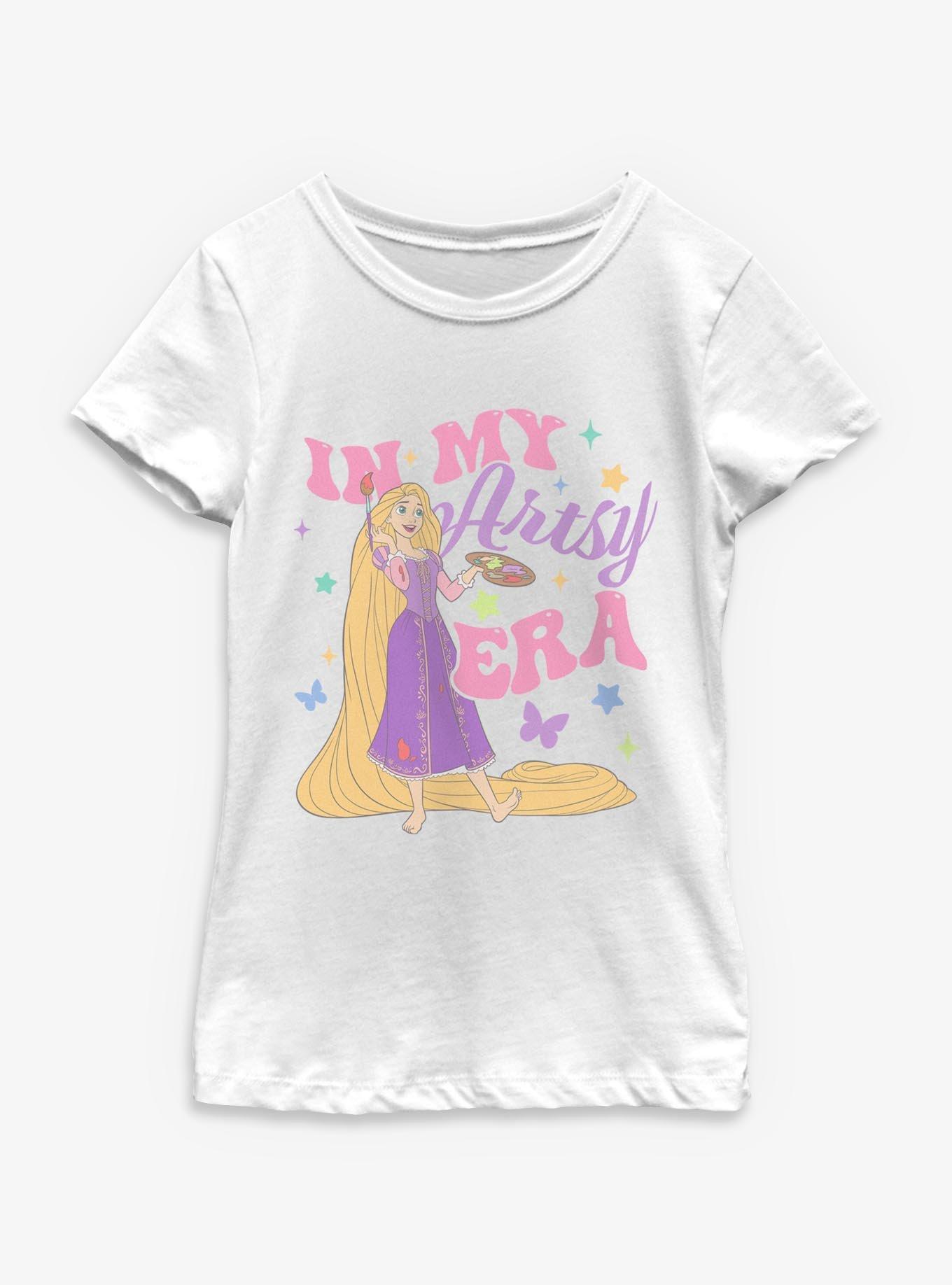 Disney Princesses In My Artsy Era Rapunzel Youth Girls T-Shirt, , hi-res