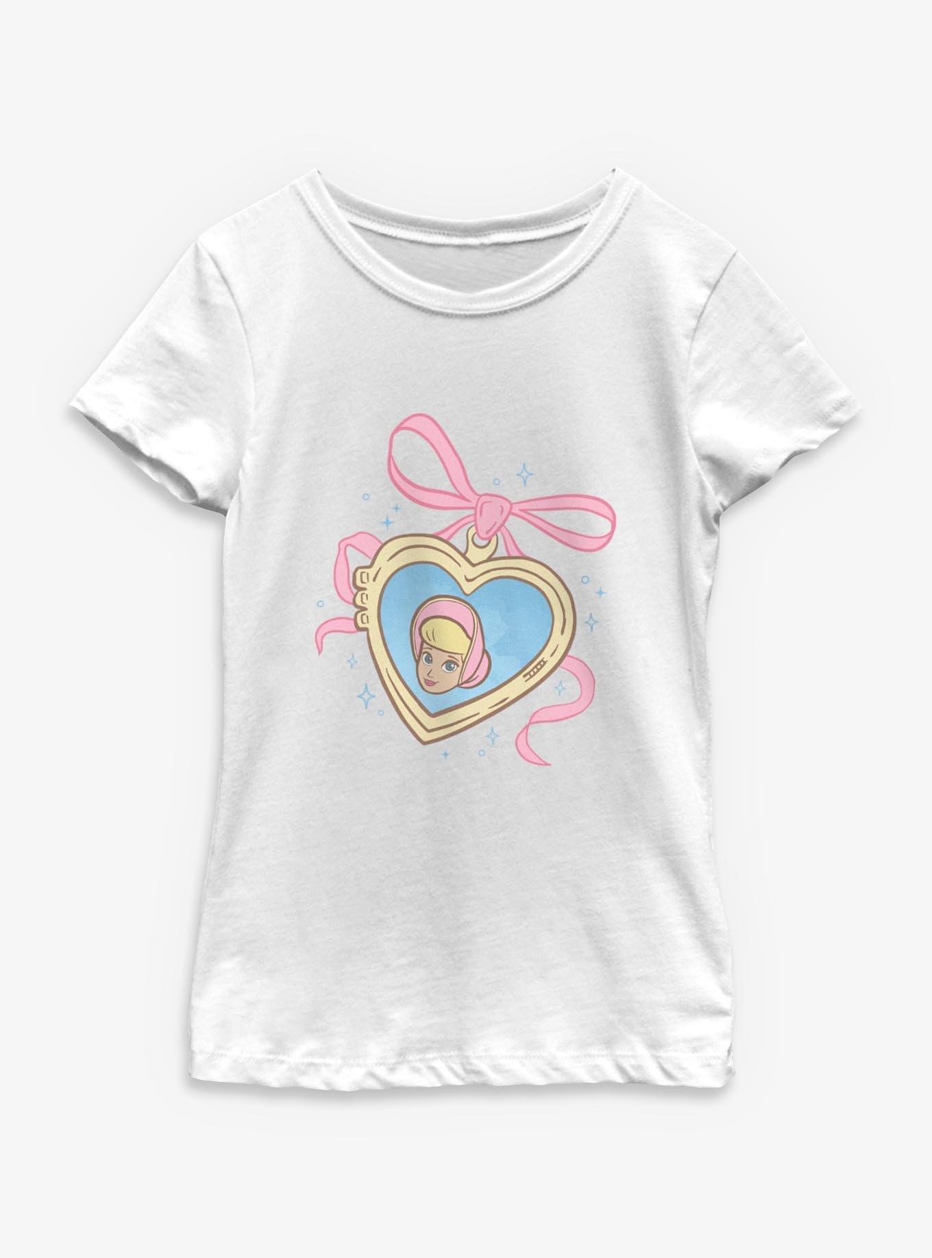 Disney Pixar Toy Story Bo Peep Heart Locket Youth Girls T-Shirt, , hi-res
