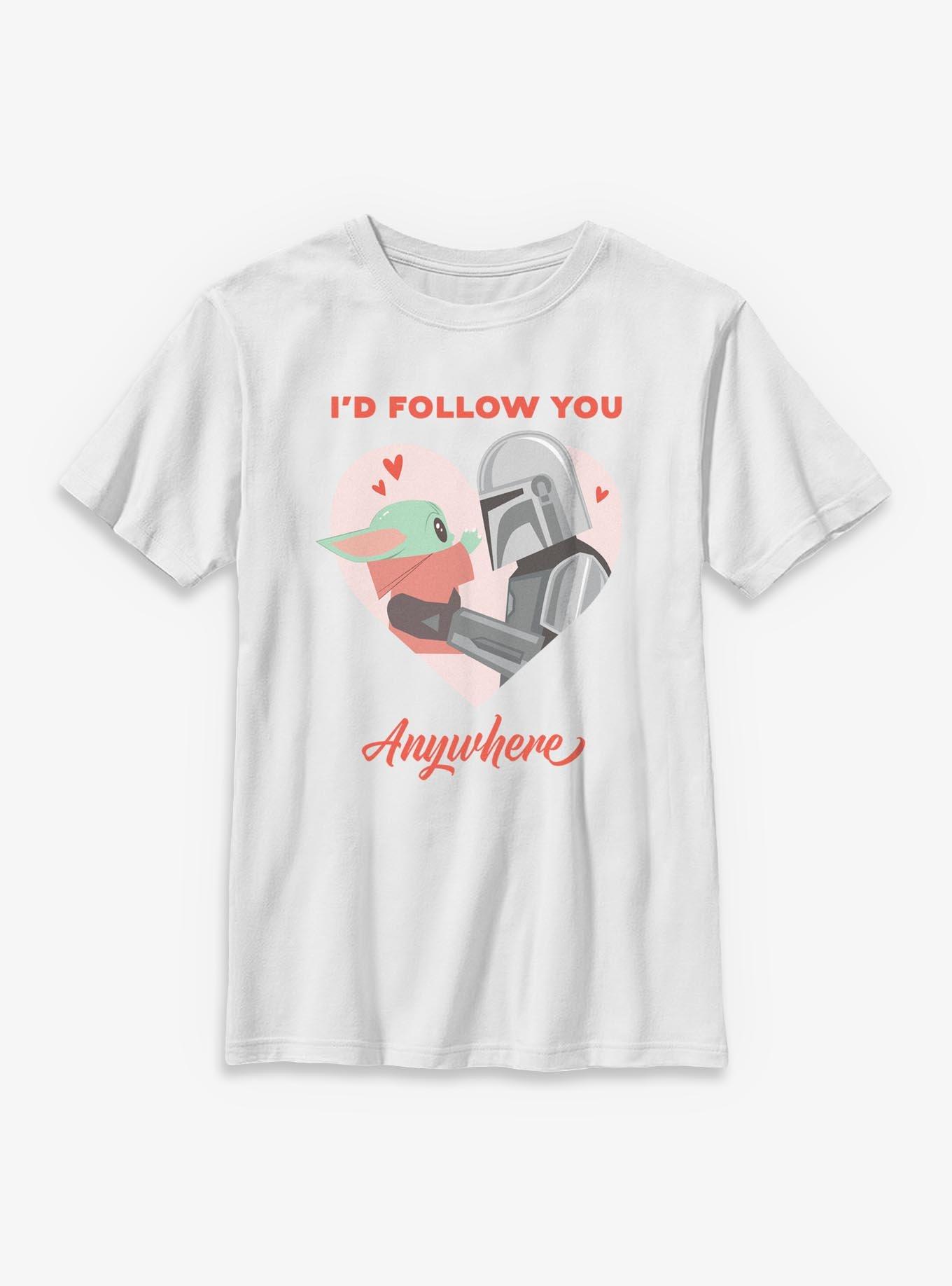 Star Wars The Mandalorian I'd Follow You Anywhere Youth T-Shirt, , hi-res