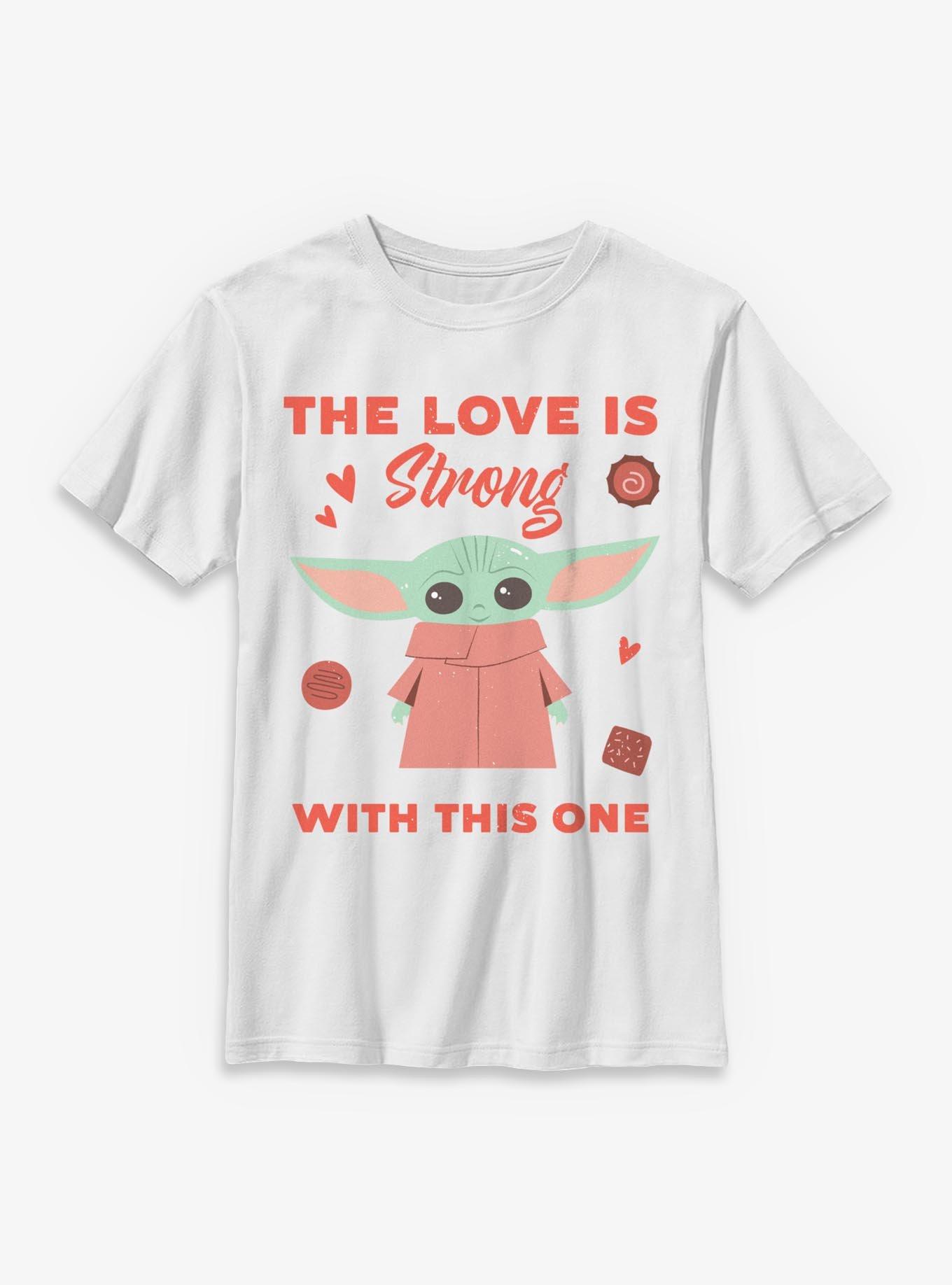 Star Wars The Mandalorian The Love Is Strong Youth T-Shirt, , hi-res