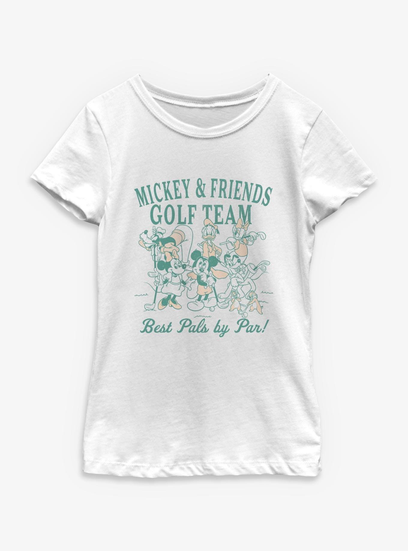 Disney Mickey Mouse & Friends Golfing Pals Youth Girls T-Shirt