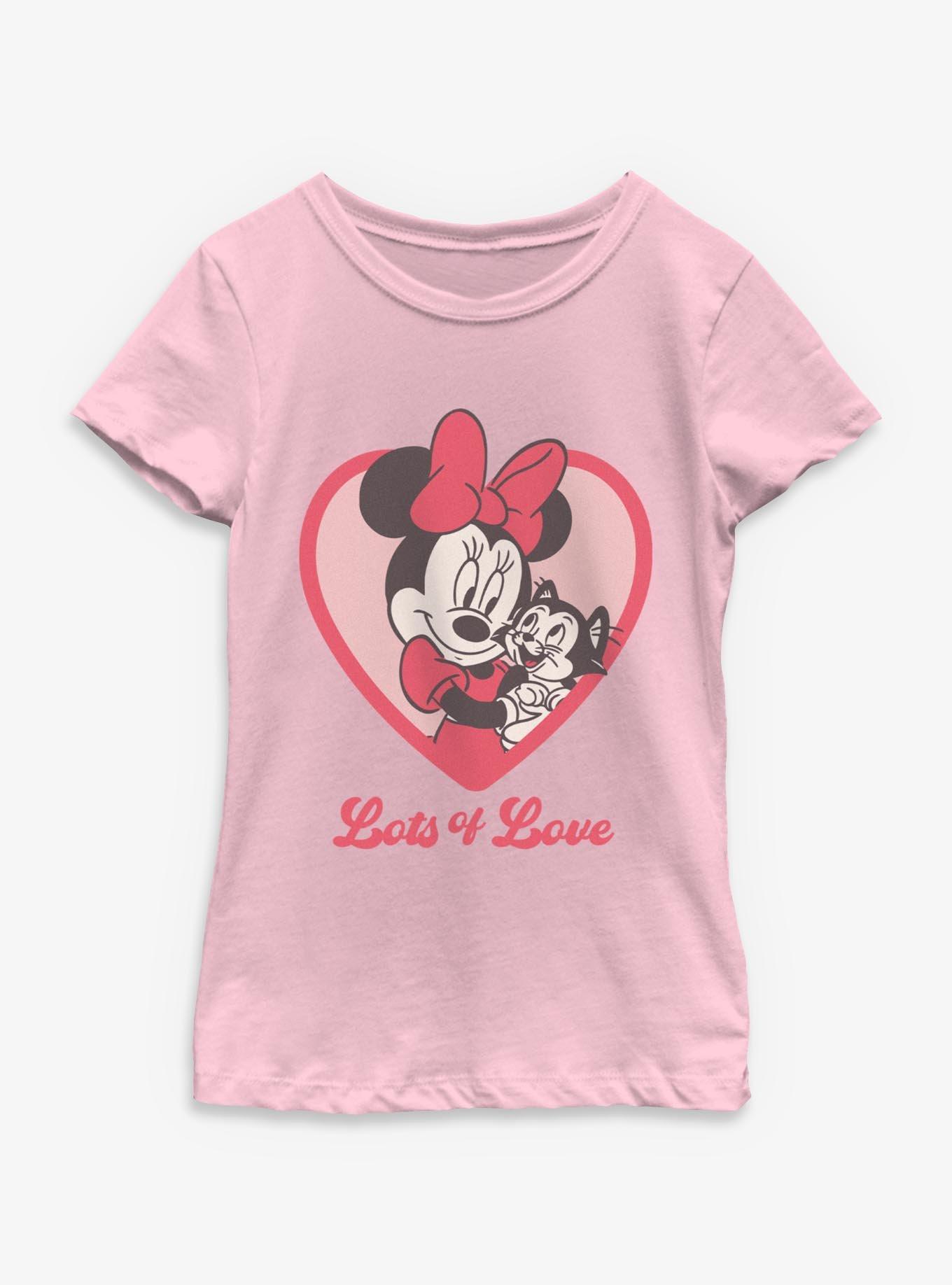 Disney Minnie Mouse Lots of Love Youth Girls T-Shirt, , hi-res