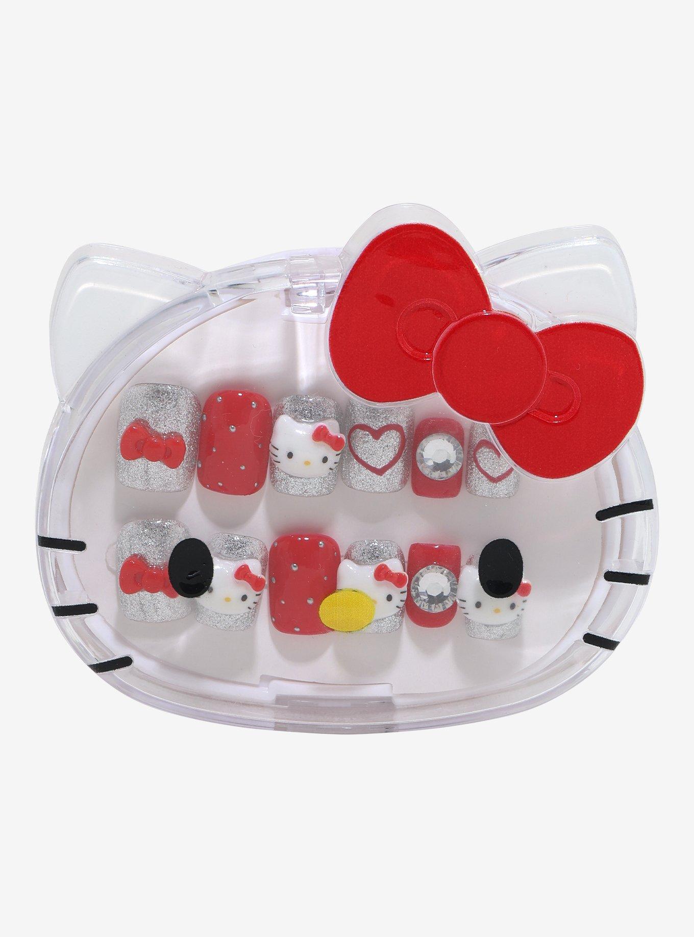 3H Nails Hello Kitty Bows Press-On Nail Set, , hi-res