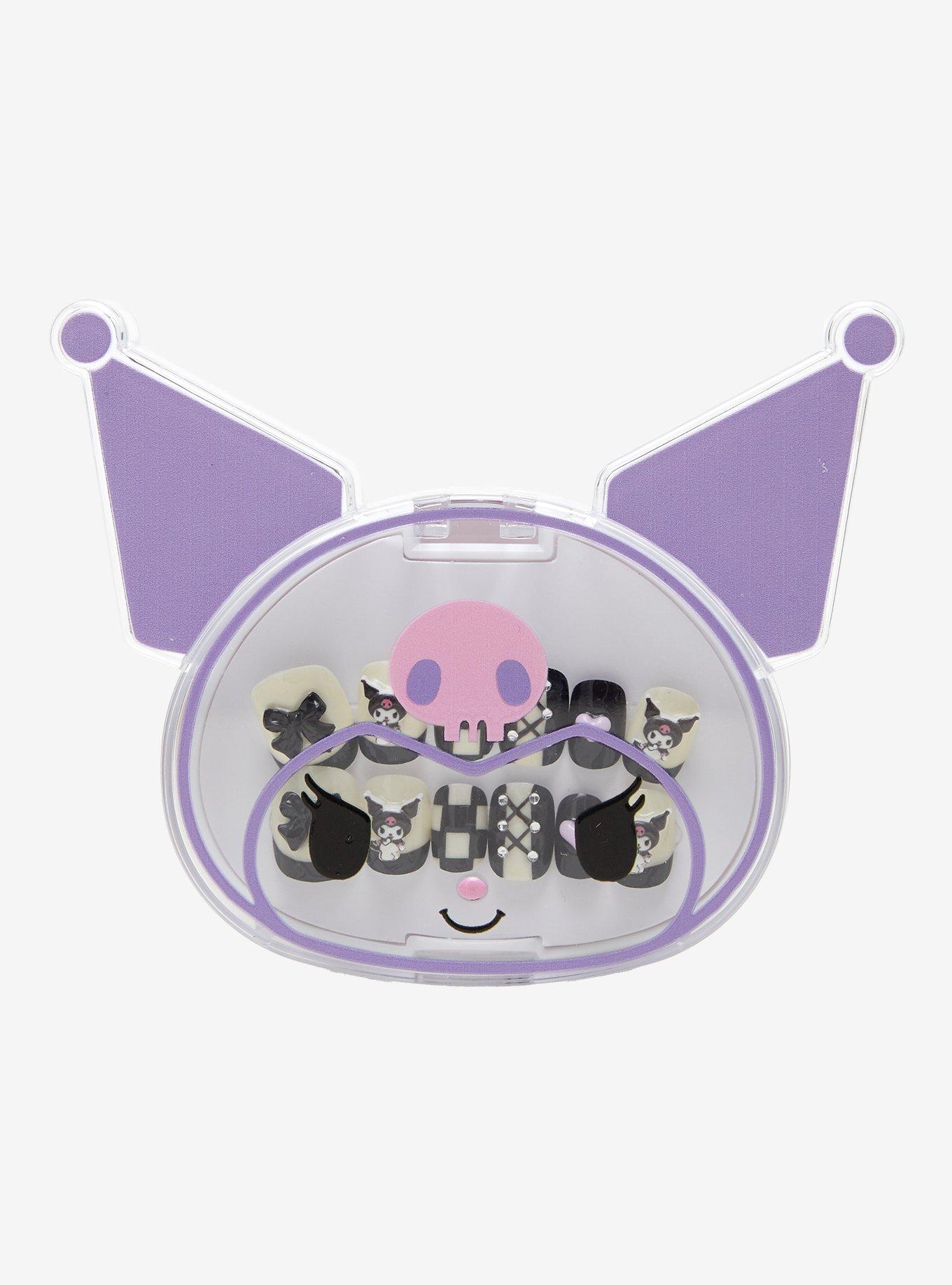 3H Nails Kuromi Heart Bow Press-On Nail Set, , hi-res