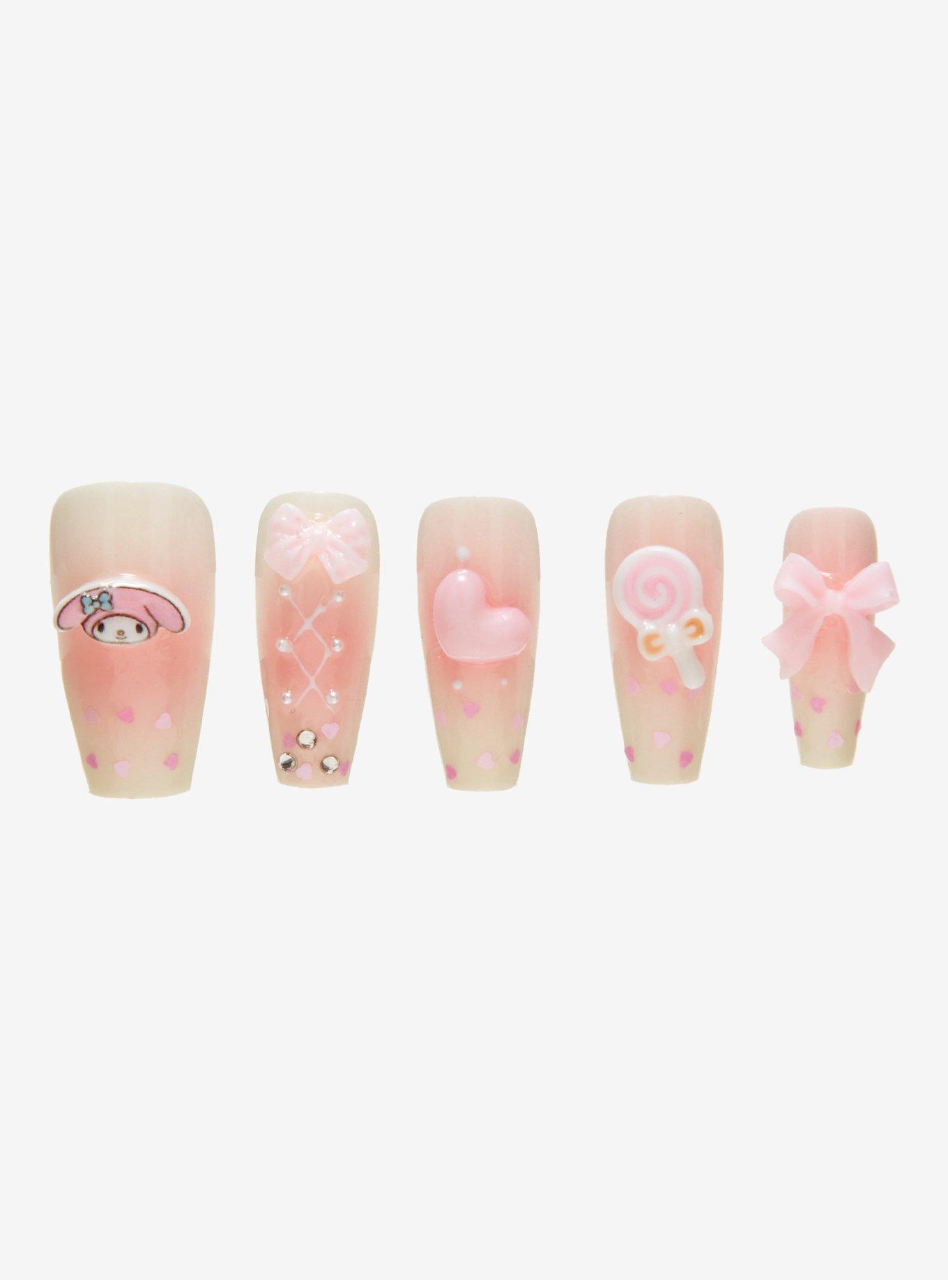 3H Nails My Melody Candy Press-On Nail Set, , hi-res