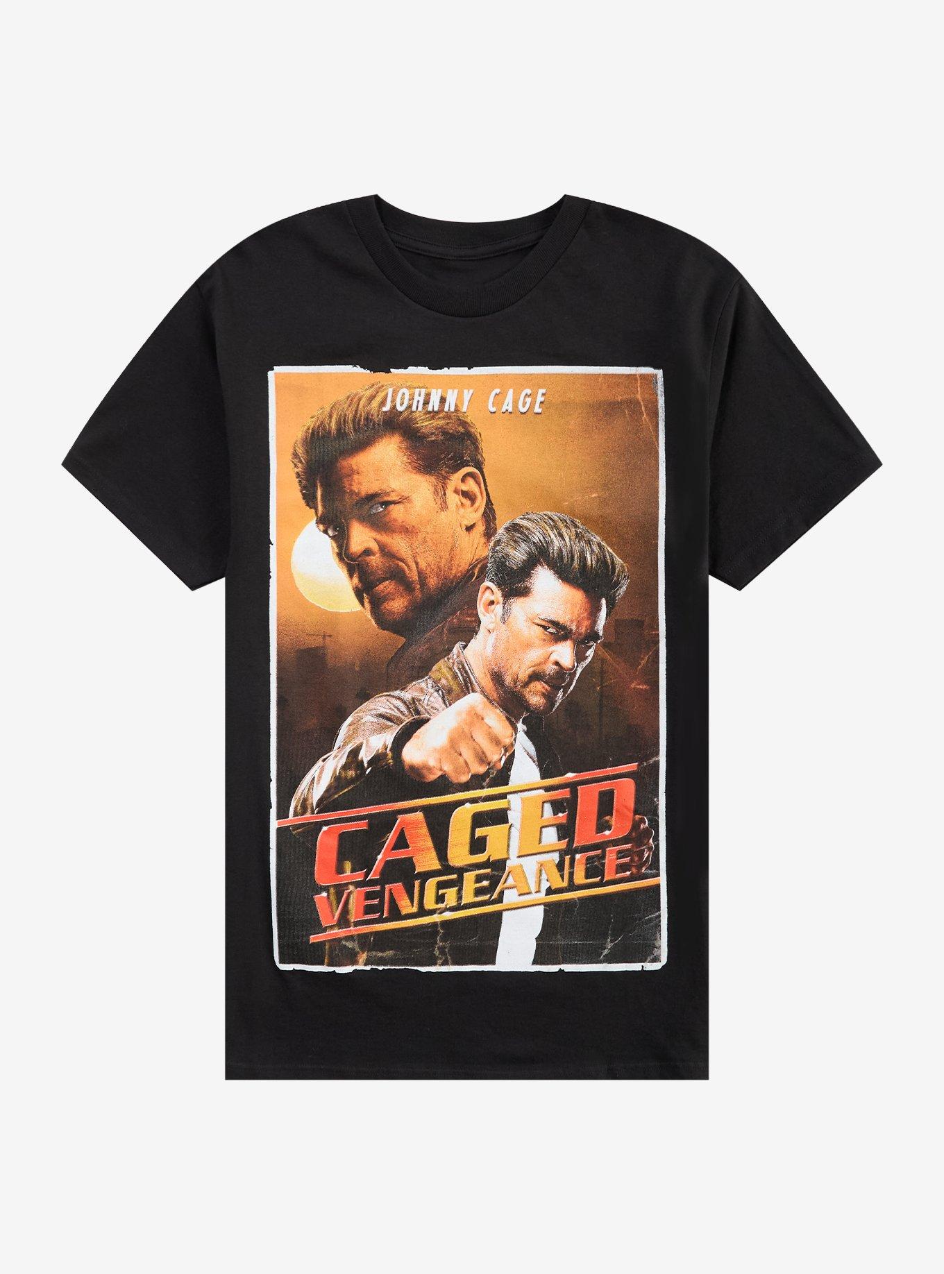 Mortal Kombat Johnny Cage Poster T-Shirt, , hi-res