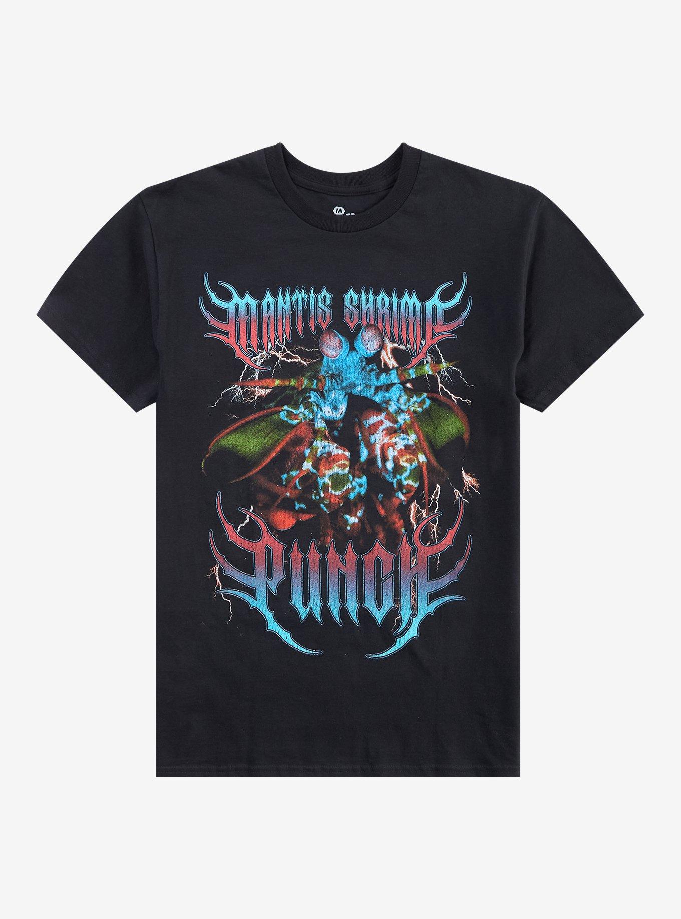 Mantis Shrimp Punch T-Shirt By Goodie Two Sleeves