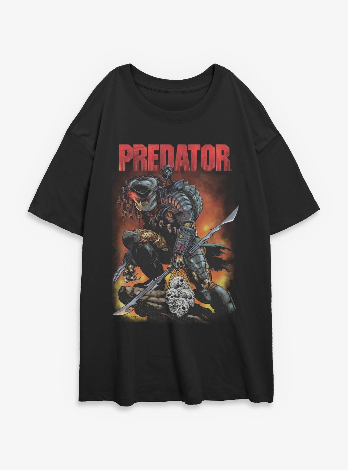 Alien Skull Sack Womens Oversized T-Shirt, , hi-res