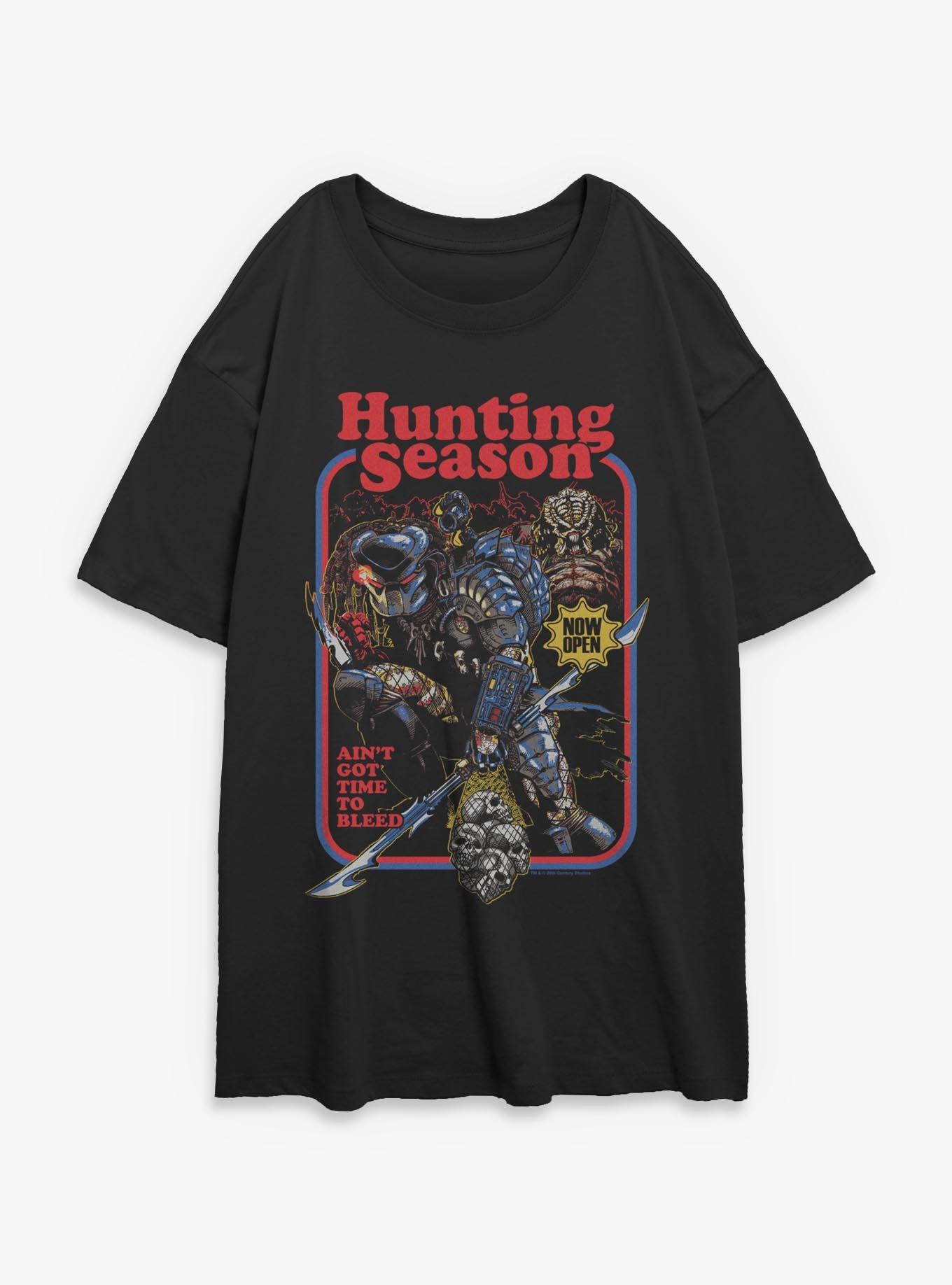 Alien Hunting Season Womens Oversized T-Shirt, , hi-res