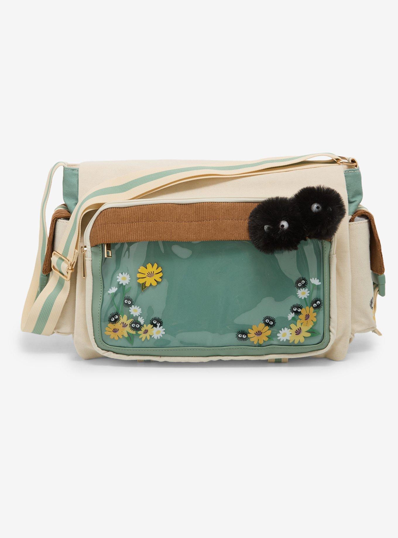 Studio Ghibli&reg; My Neighbor Totoro Soot Sprites Pin Collector Messenger Bag, , hi-res