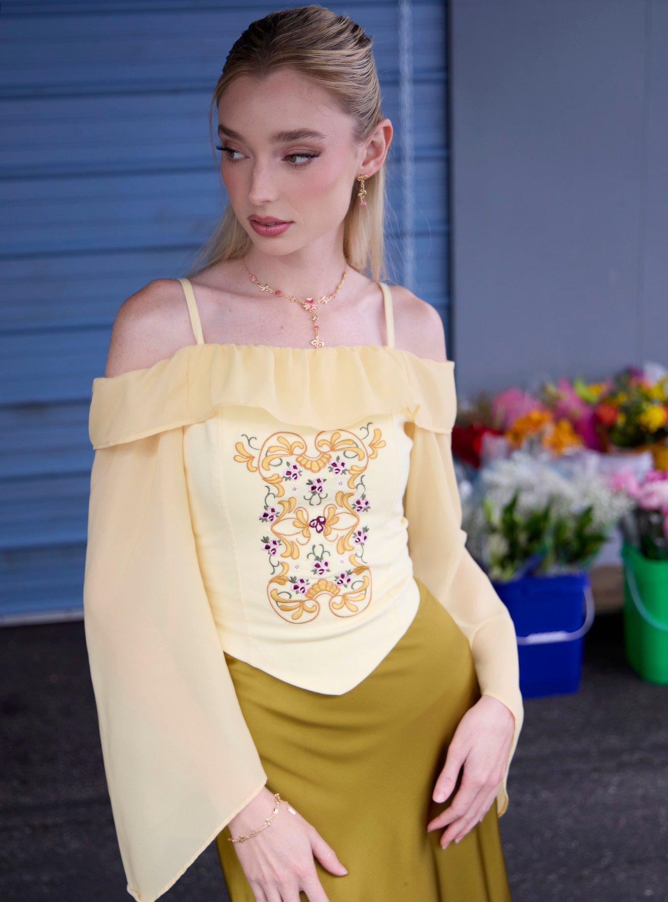Her Universe Star Wars Padm&eacute; Floral Corset Top Her Universe Exclusive, , hi-res