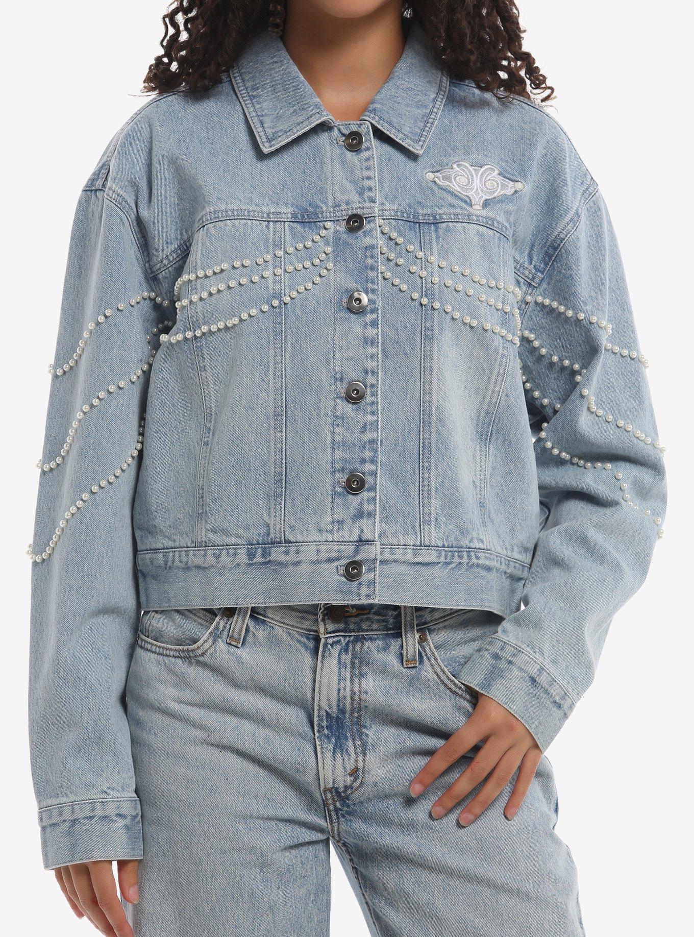 Her Universe Star Wars Padm&eacute; Pearl Cropped Denim Jacket Her Universe Exclusive, , hi-res