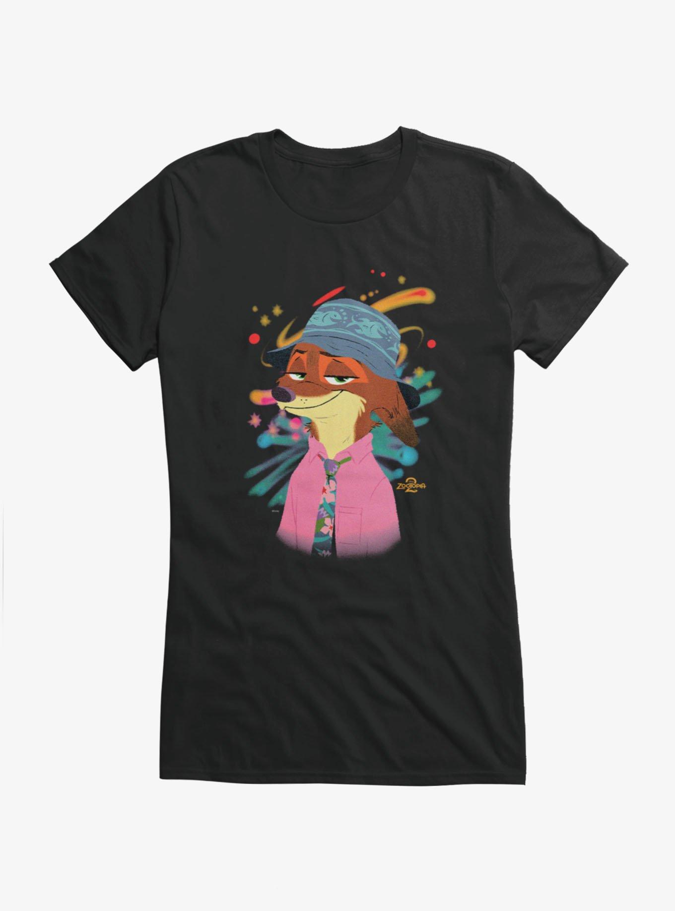 Disney Zootopia 2 Cosmic Nick Wilde Girls T-Shirt, , hi-res