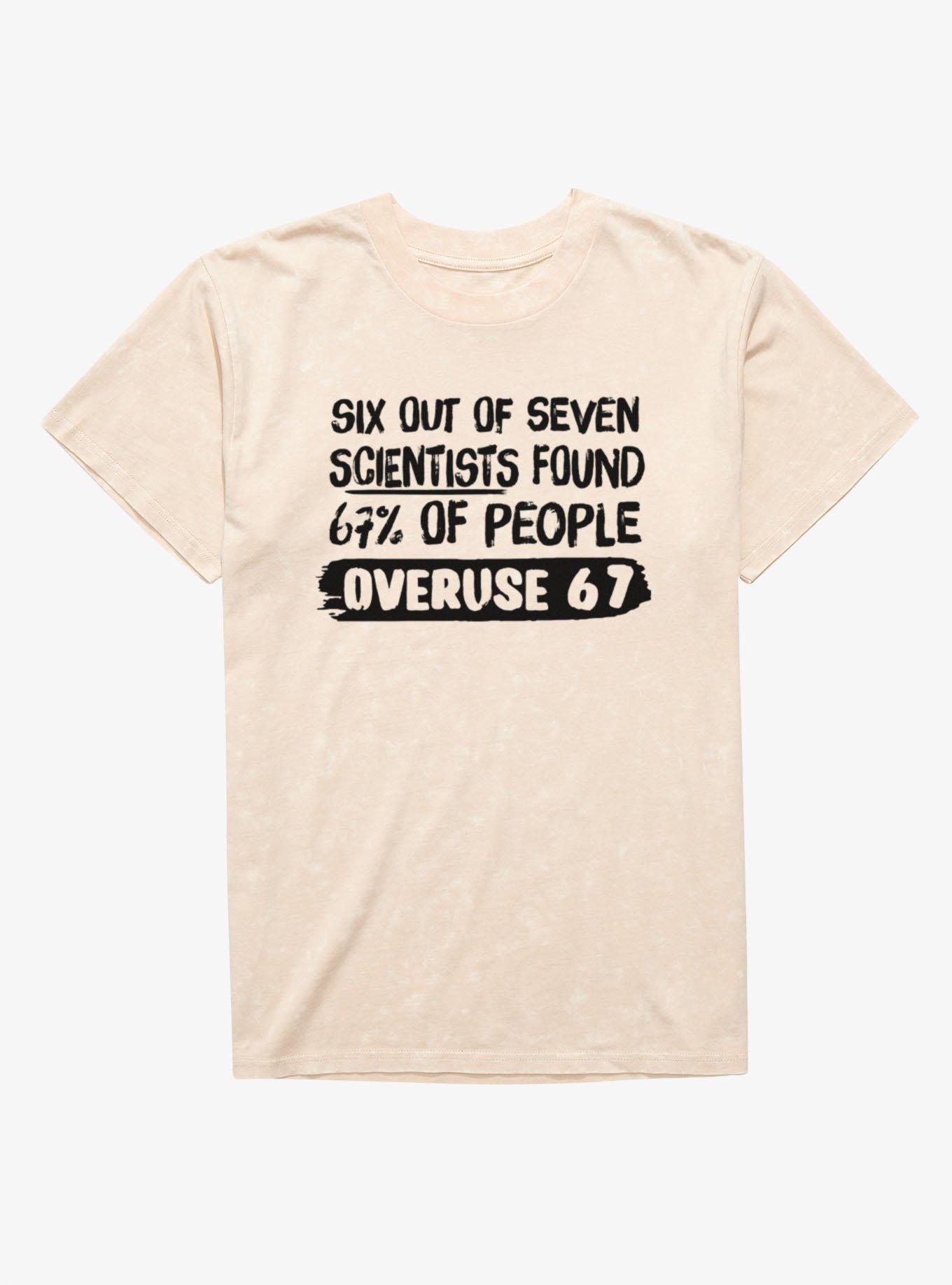 Overuse 6 7 Mineral Wash T-Shirt, , hi-res