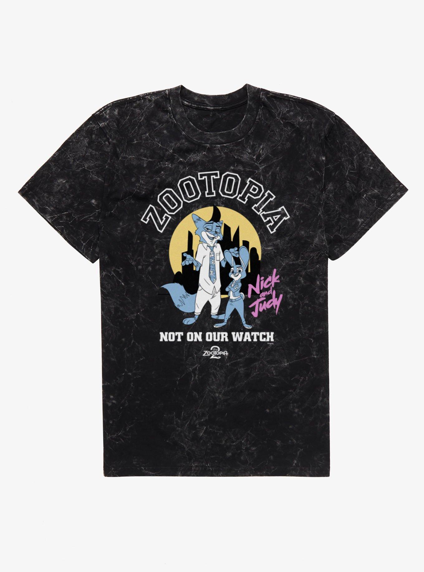 Disney Zootopia 2 Not On Our Watch Mineral Wash T-Shirt, , hi-res