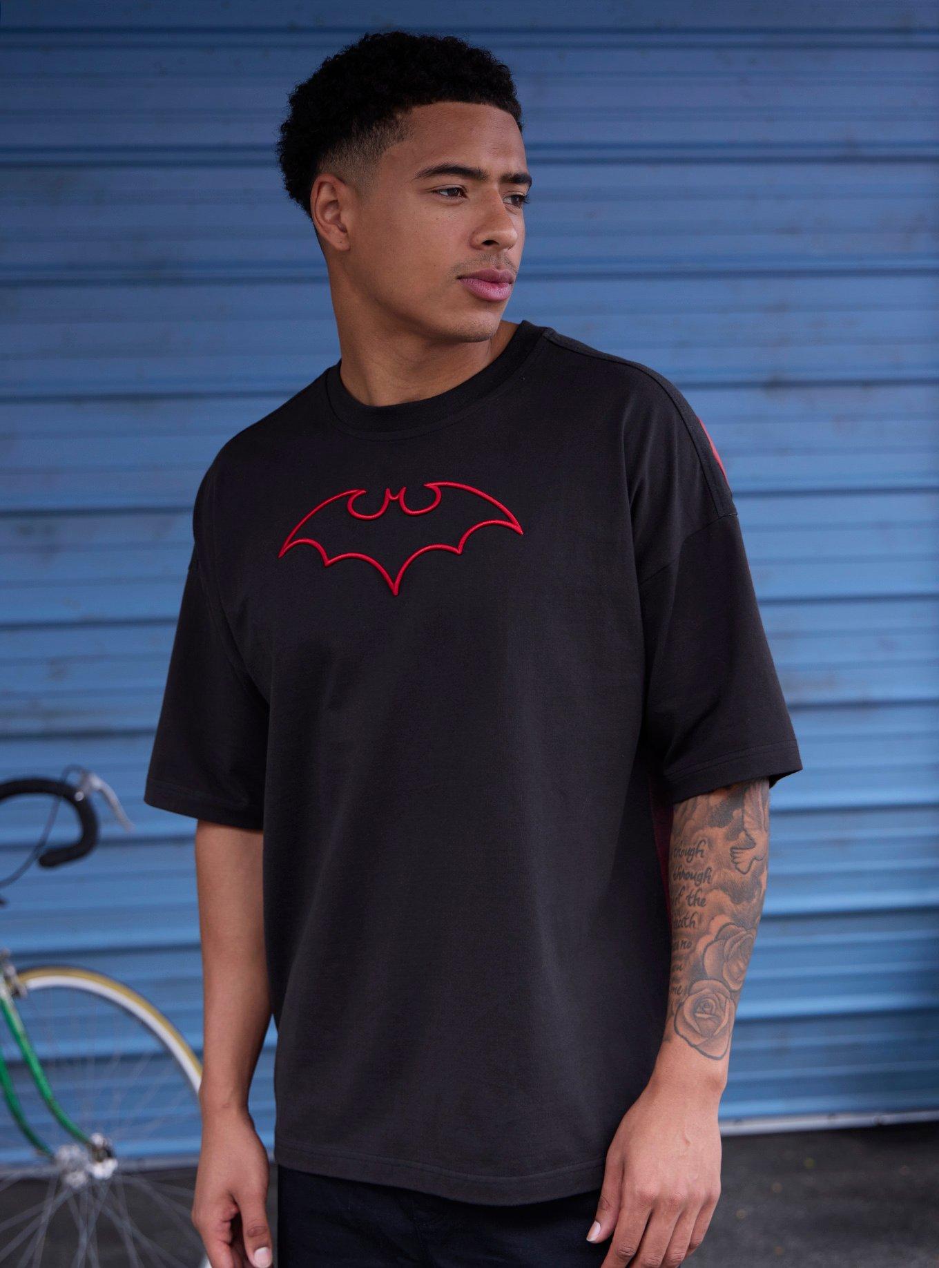 Our Universe DC Comics Batman Drop Shoulder T-Shirt Our Universe Exclusive, , hi-res