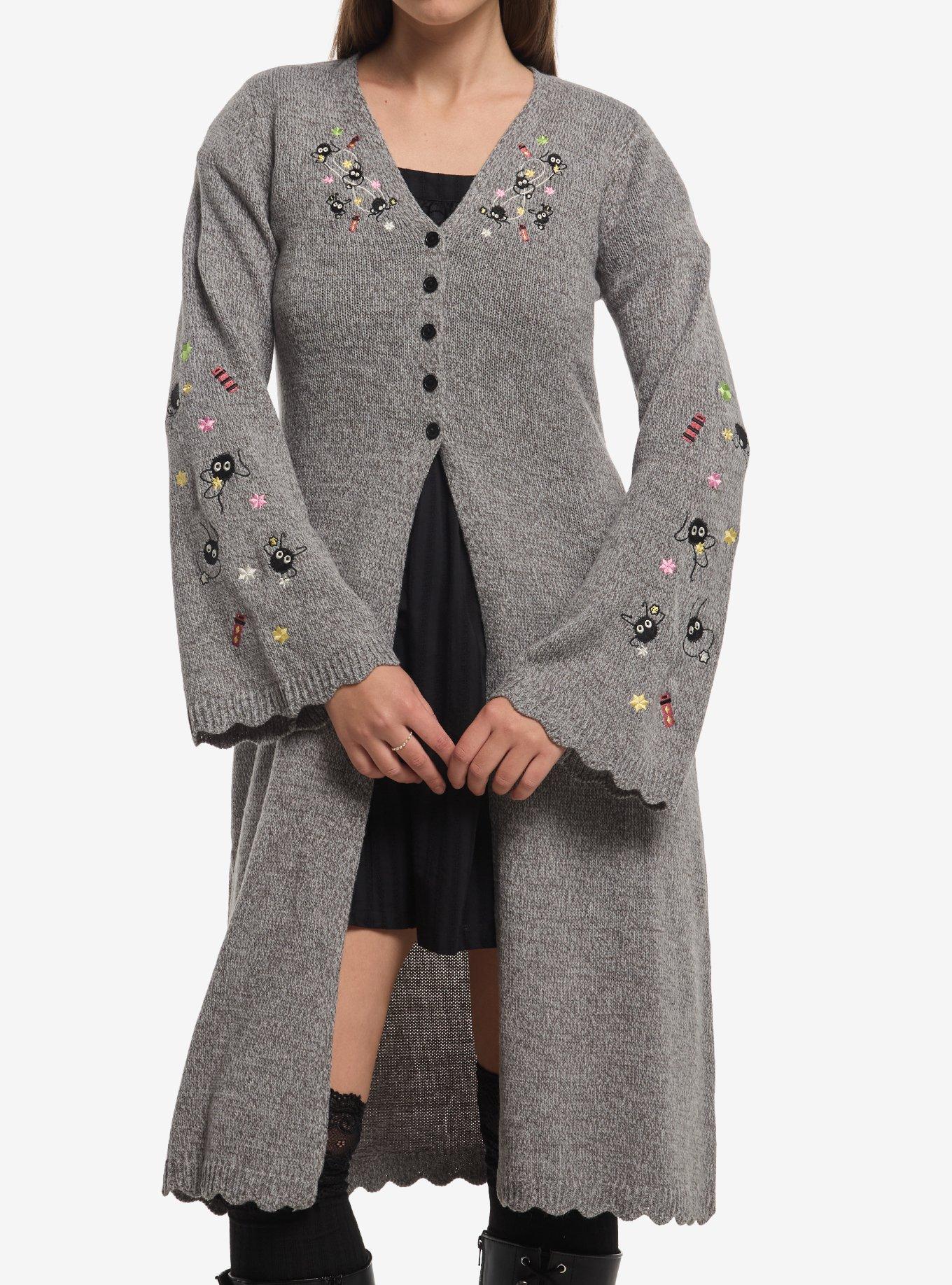 Her Universe Studio Ghibli® Spirited Away Soot Sprites Girls Knit Duster