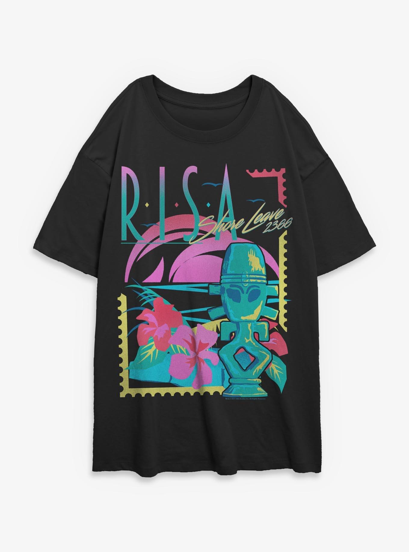 Star Trek Risa Sunbleached Womens Oversized T-Shirt, , hi-res