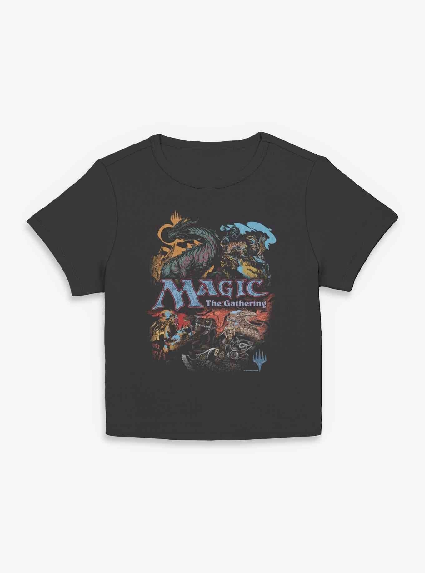 Magic: The Gathering Vintage Collage Womens Baby T-Shirt, , hi-res
