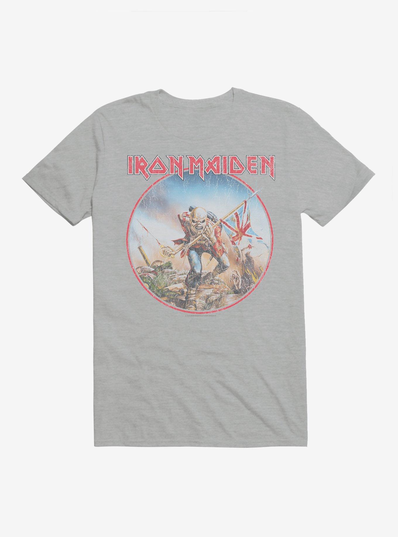 Iron Maiden The Trooper Distressed Circle T-Shirt