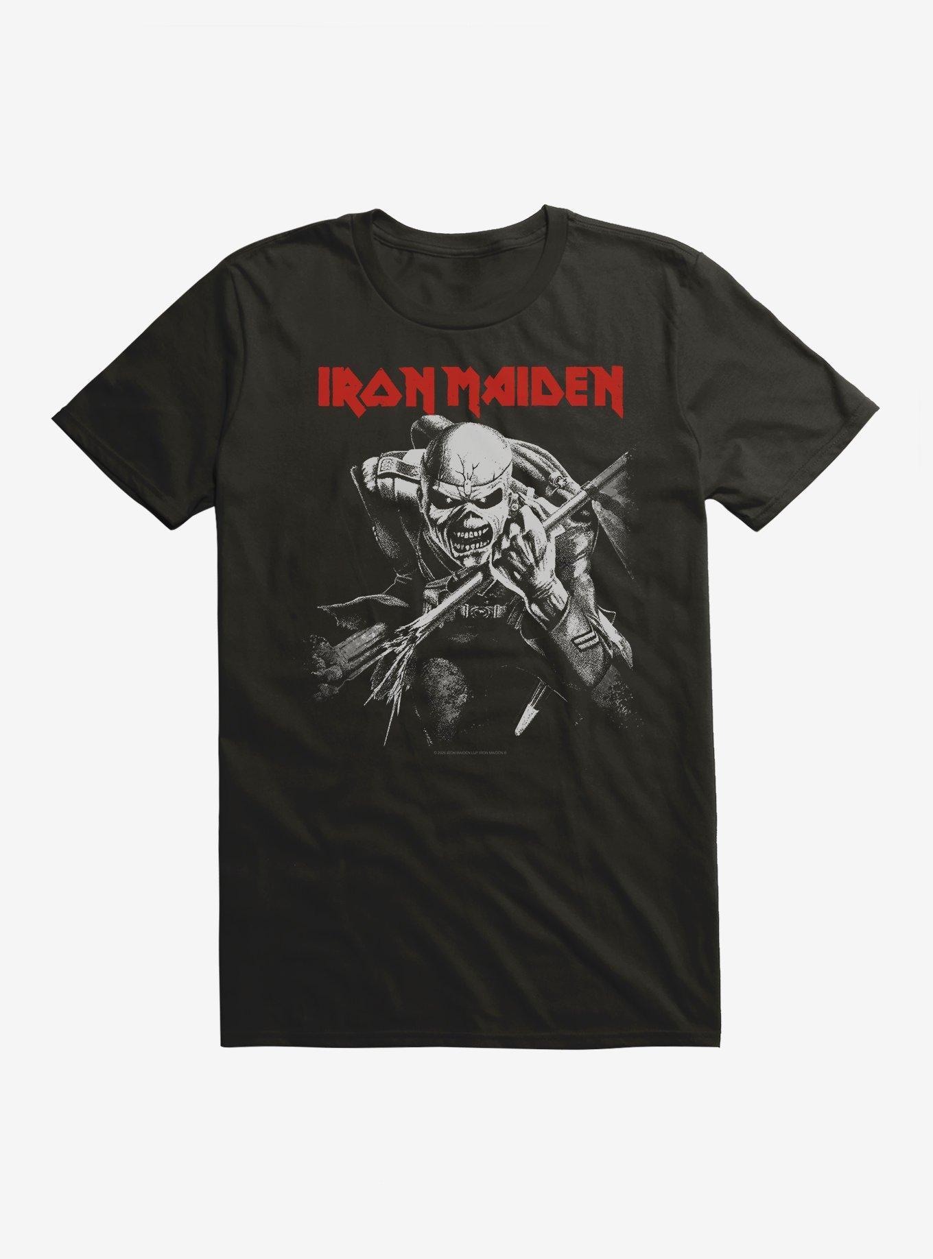 Iron Maiden The Trooper Black & White T-Shirt