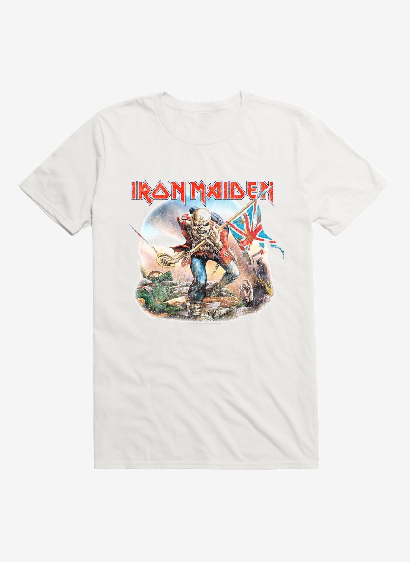 Iron Maiden The Trooper Distressed T-Shirt, , hi-res