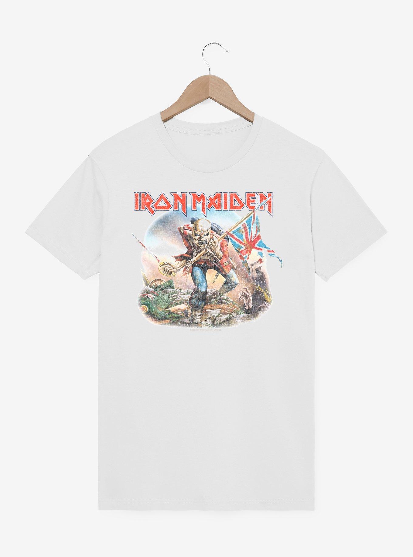 Iron Maiden The Trooper Distressed T-Shirt, , hi-res