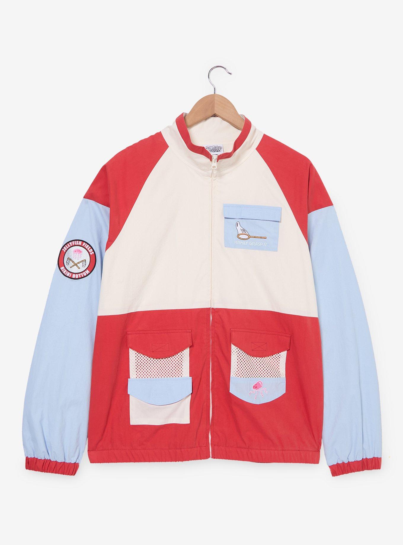 SpongeBob SquarePants Jellyfishing Color Block Windbreaker - BoxLunch Exclusive, , hi-res