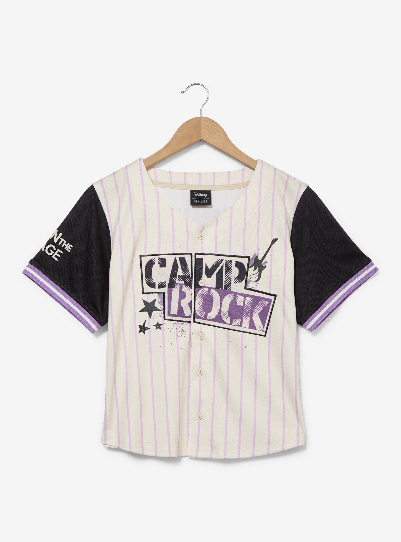 Disney Camp Rock Connect 3 Women's Cropped Baseball Jersey - BoxLunch Exclusive, , hi-res
