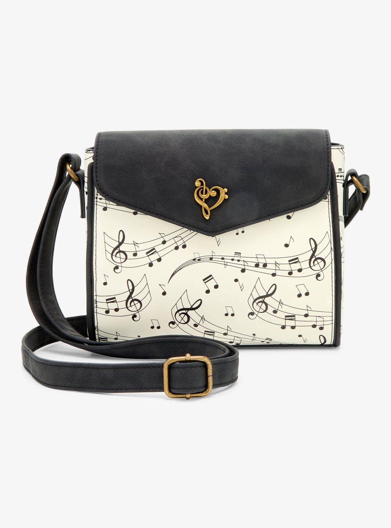 Musical Note Crossbody Bag, , hi-res