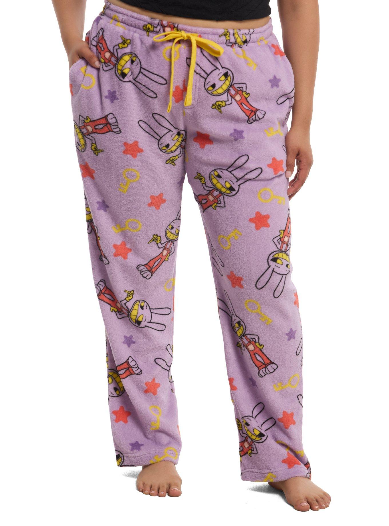 The Amazing Digital Circus Jax Sherpa Pajama Pants Plus Size