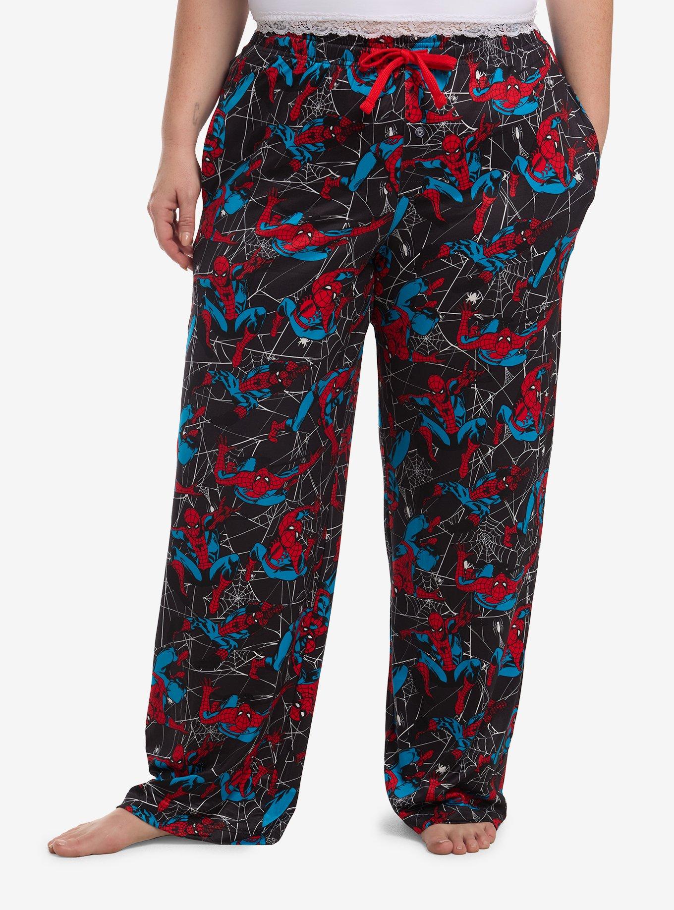 Marvel Spider-Man Web Pajama Pants Plus Size, , hi-res