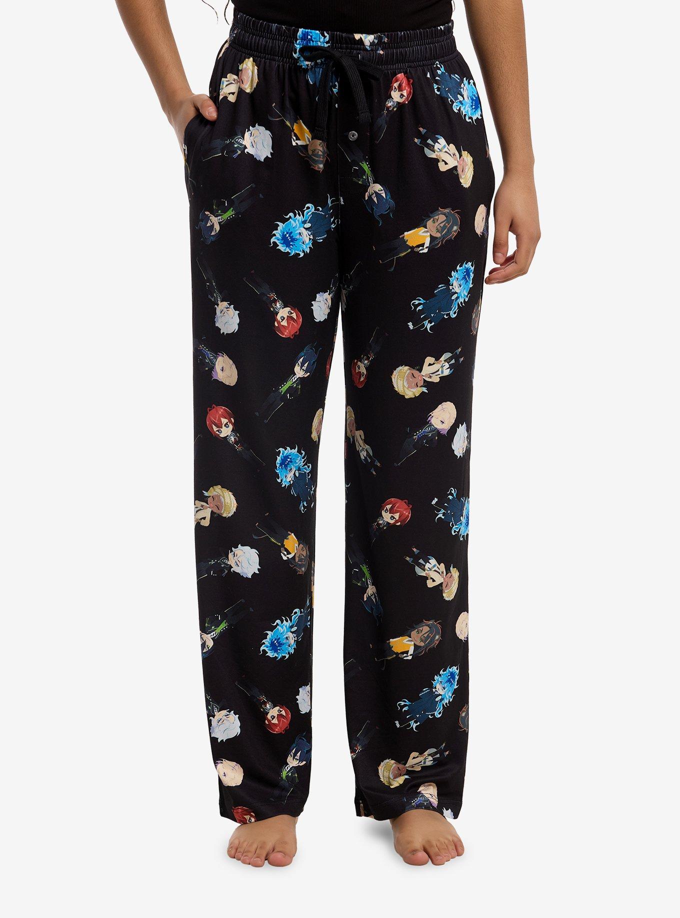 Disney Twisted-Wonderland Chibi Housewardens Pajama Pants, , hi-res