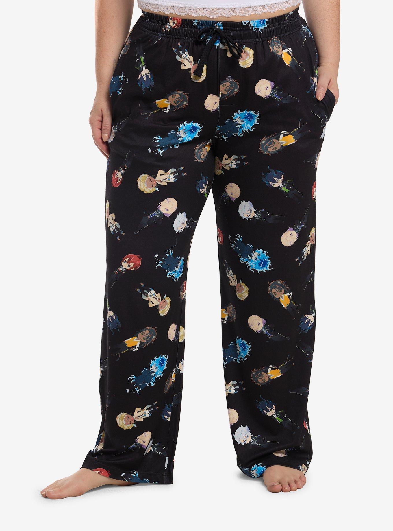 Disney Twisted-Wonderland Chibi Housewardens Pajama Pants Plus Size, , hi-res