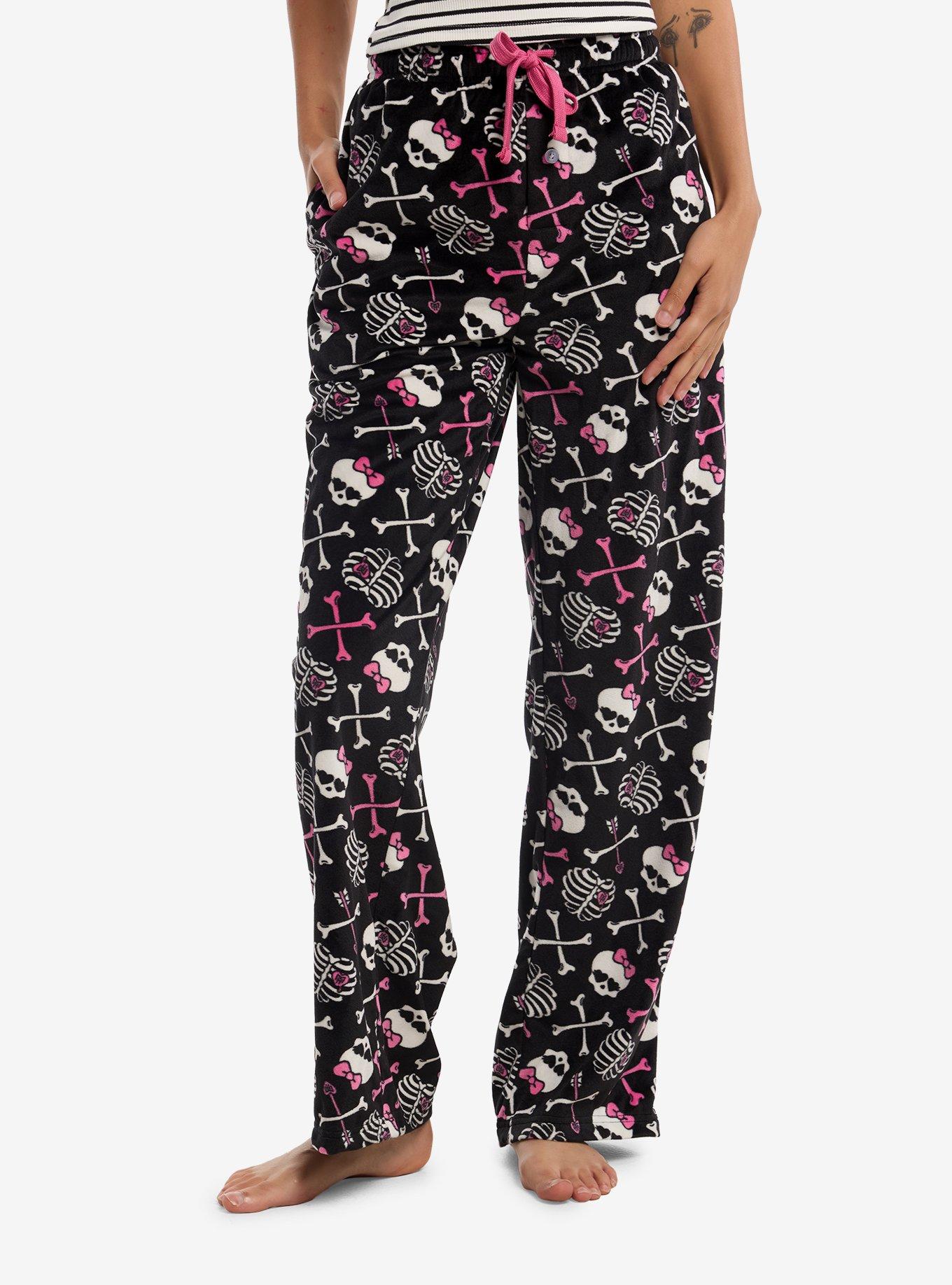 Monster High Bones Fuzzy Pajama Pants, , hi-res