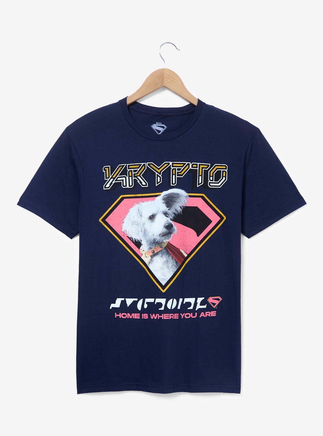 DC Comics Supergirl Krypto Shield T-Shirt - BoxLunch Exclusive, , hi-res