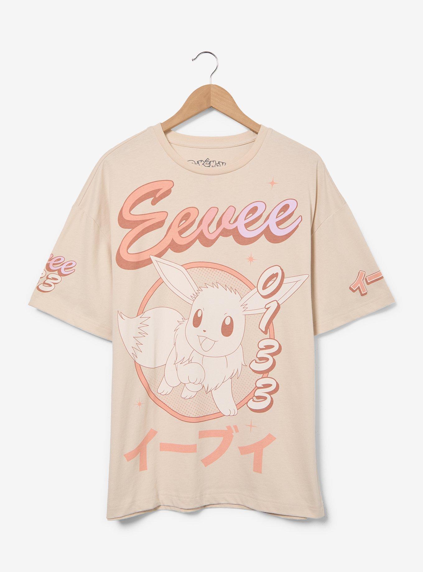 Pok&eacute;mon Eevee Jumbo Print Women's T-Shirt - BoxLunch Exclusive, , hi-res
