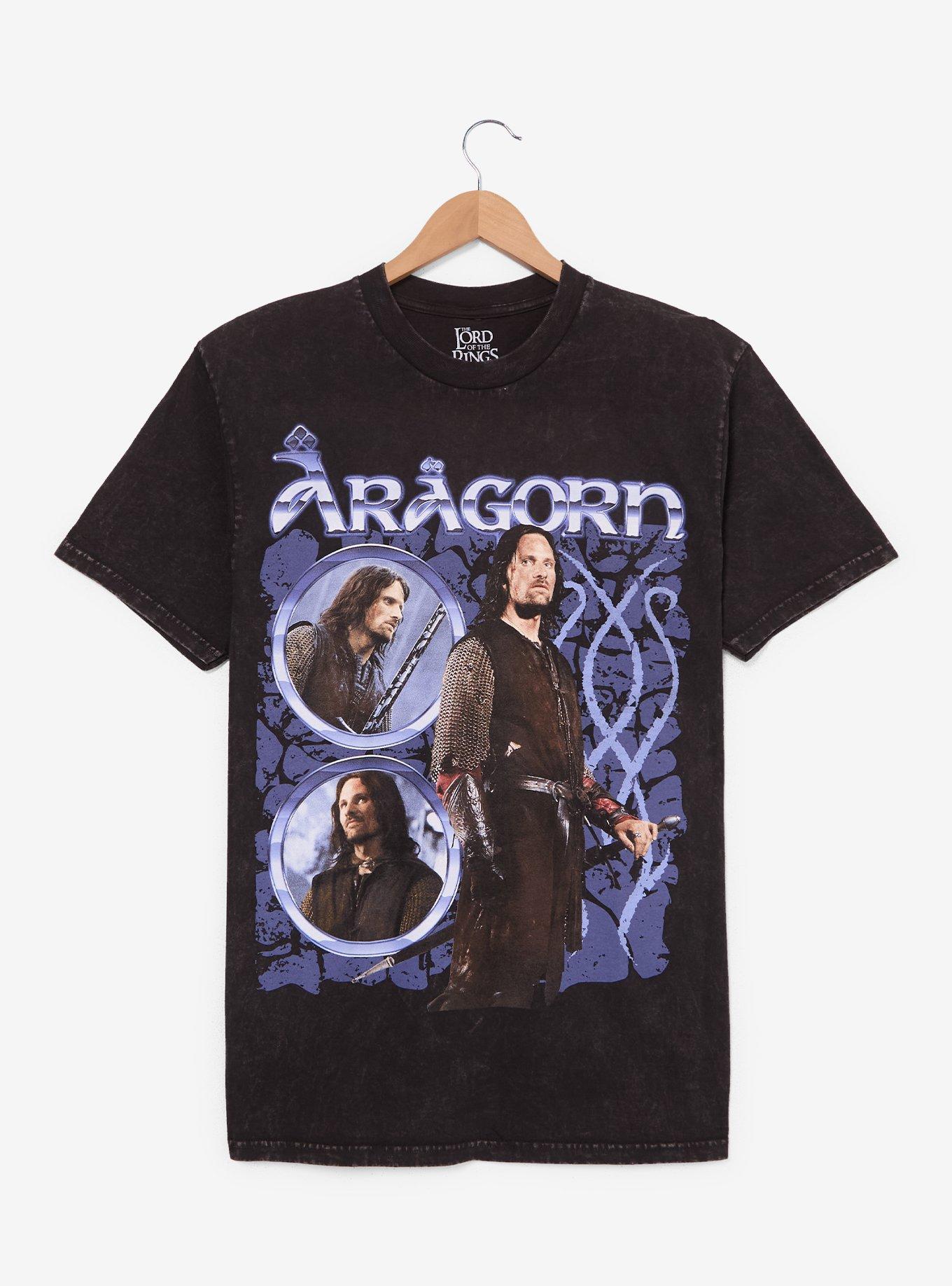 The Lord of The Rings Aragorn Multi Portrait Women's T-Shirt - BoxLunch Exclusive, , hi-res