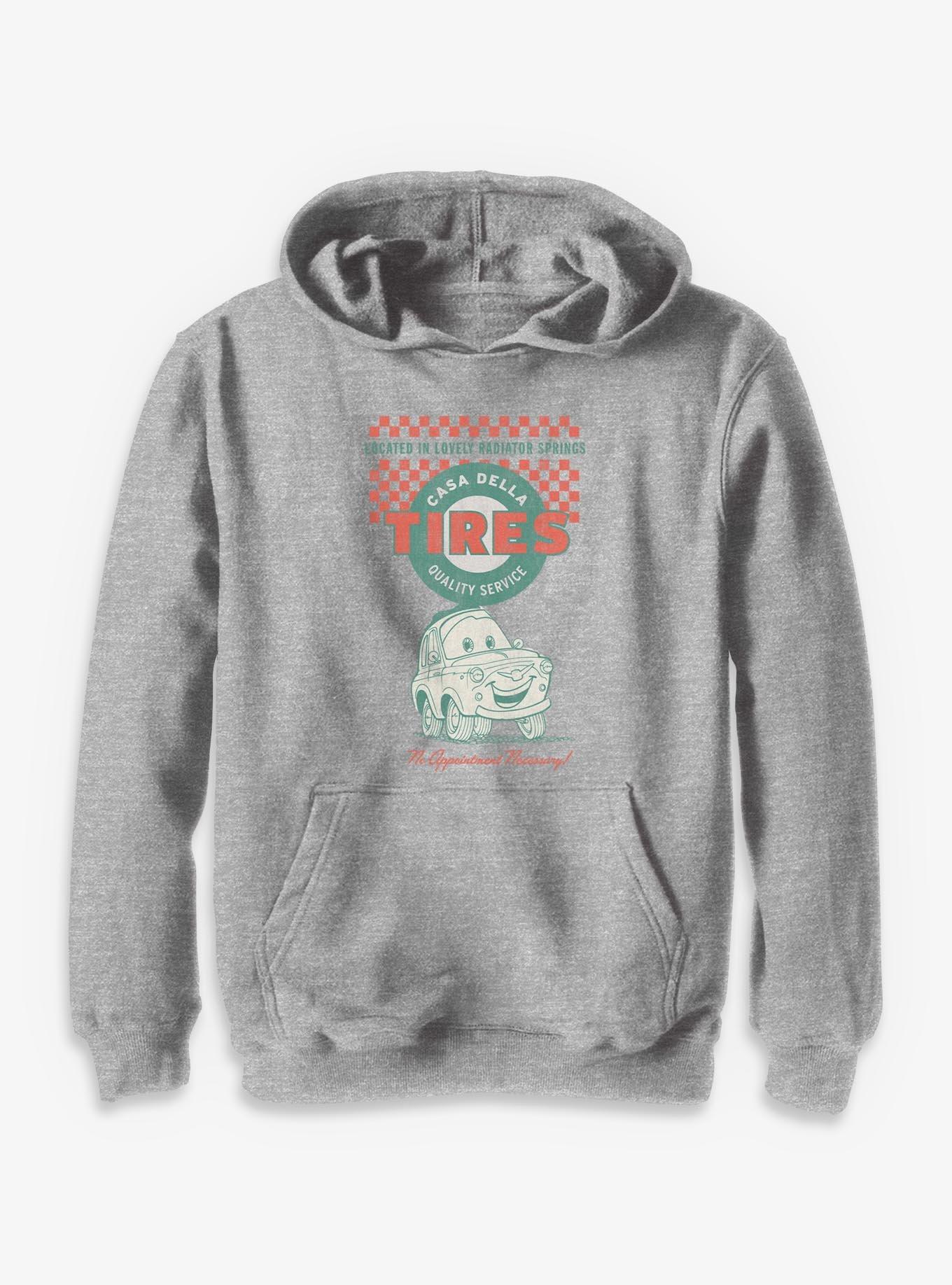 Disney Pixar Cars Checkers Tires Youth Hoodie, , hi-res