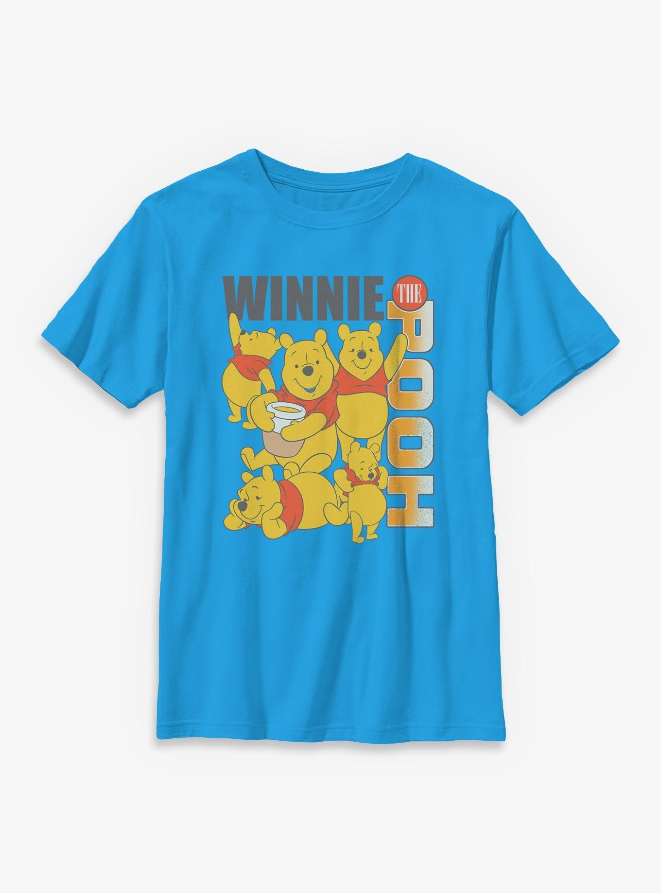 Disney Winnie The Pooh Winnie The Pooh Poses Youth T-Shirt, , hi-res