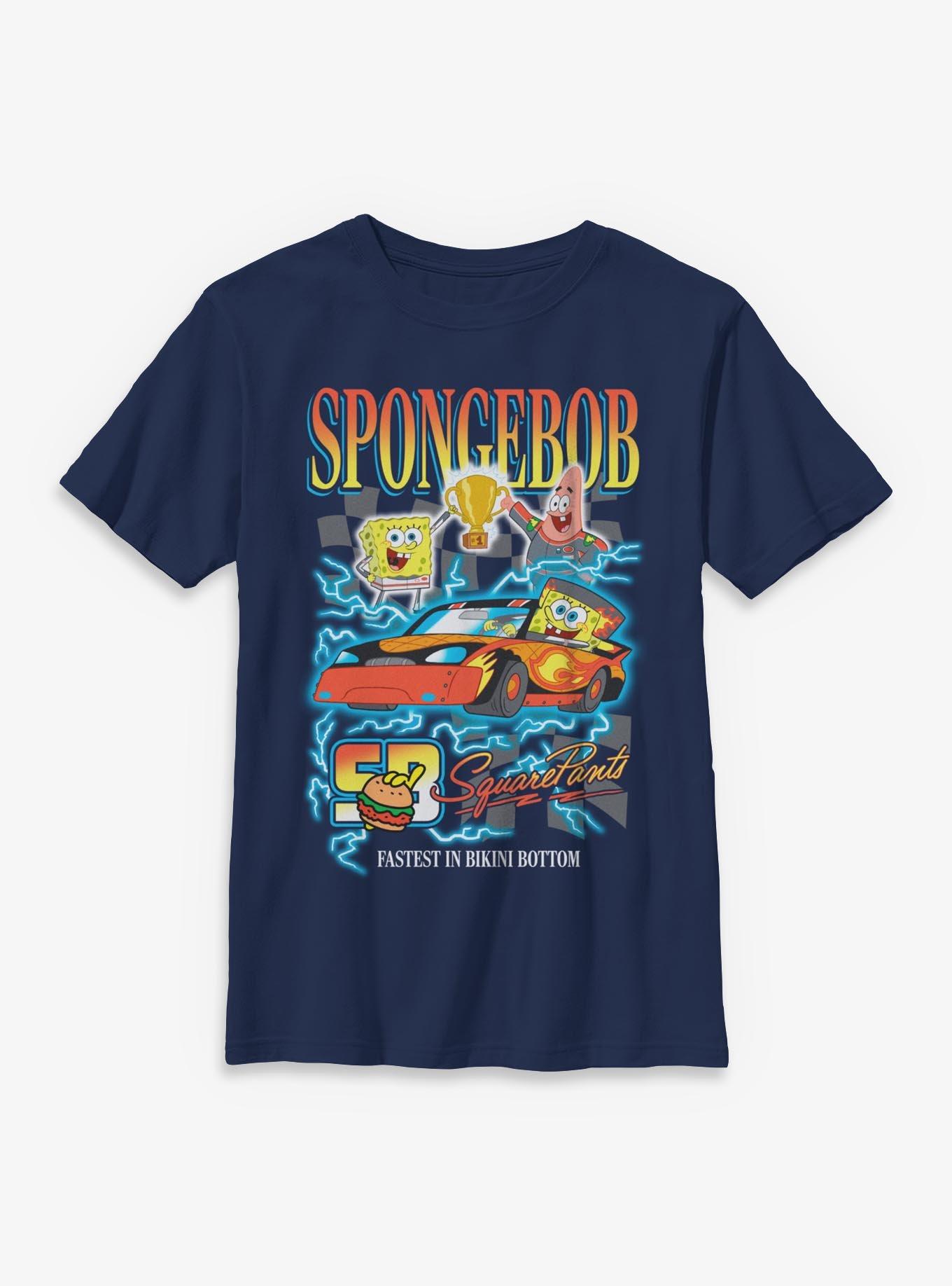 Spongebob Squarepants Sponge Race Youth T-Shirt, , hi-res
