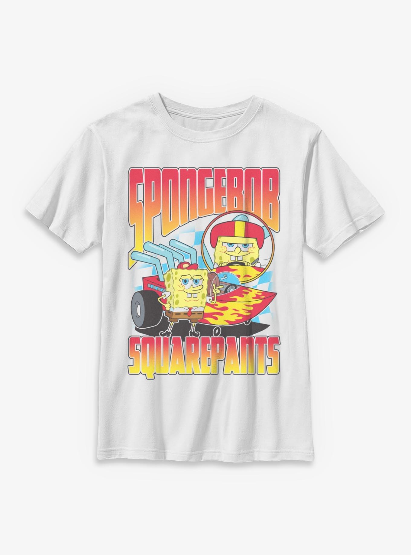 Spongebob Squarepants Sponge Racer Youth T-Shirt, , hi-res